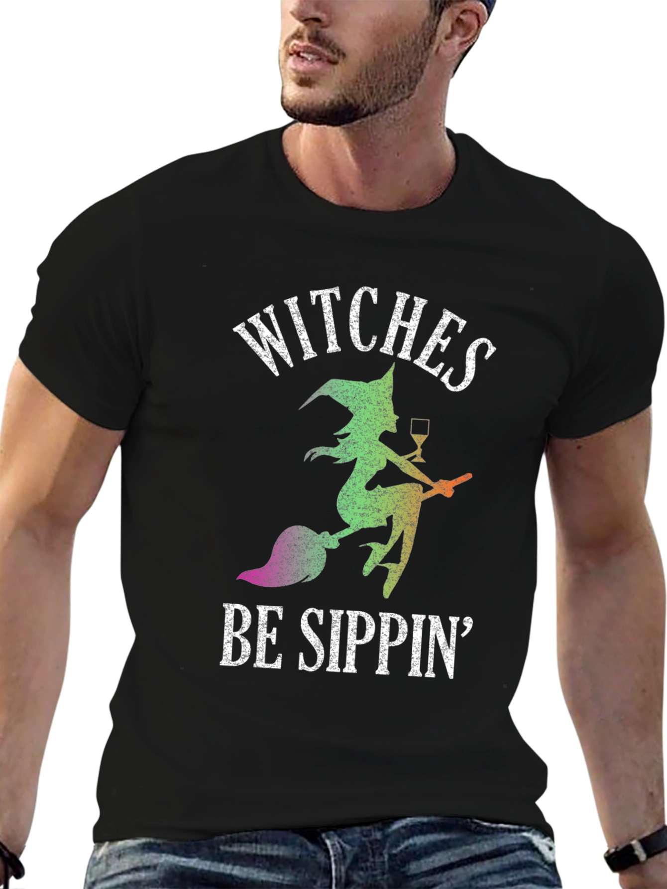 Witches Be Sippin Graphic T-Shirt