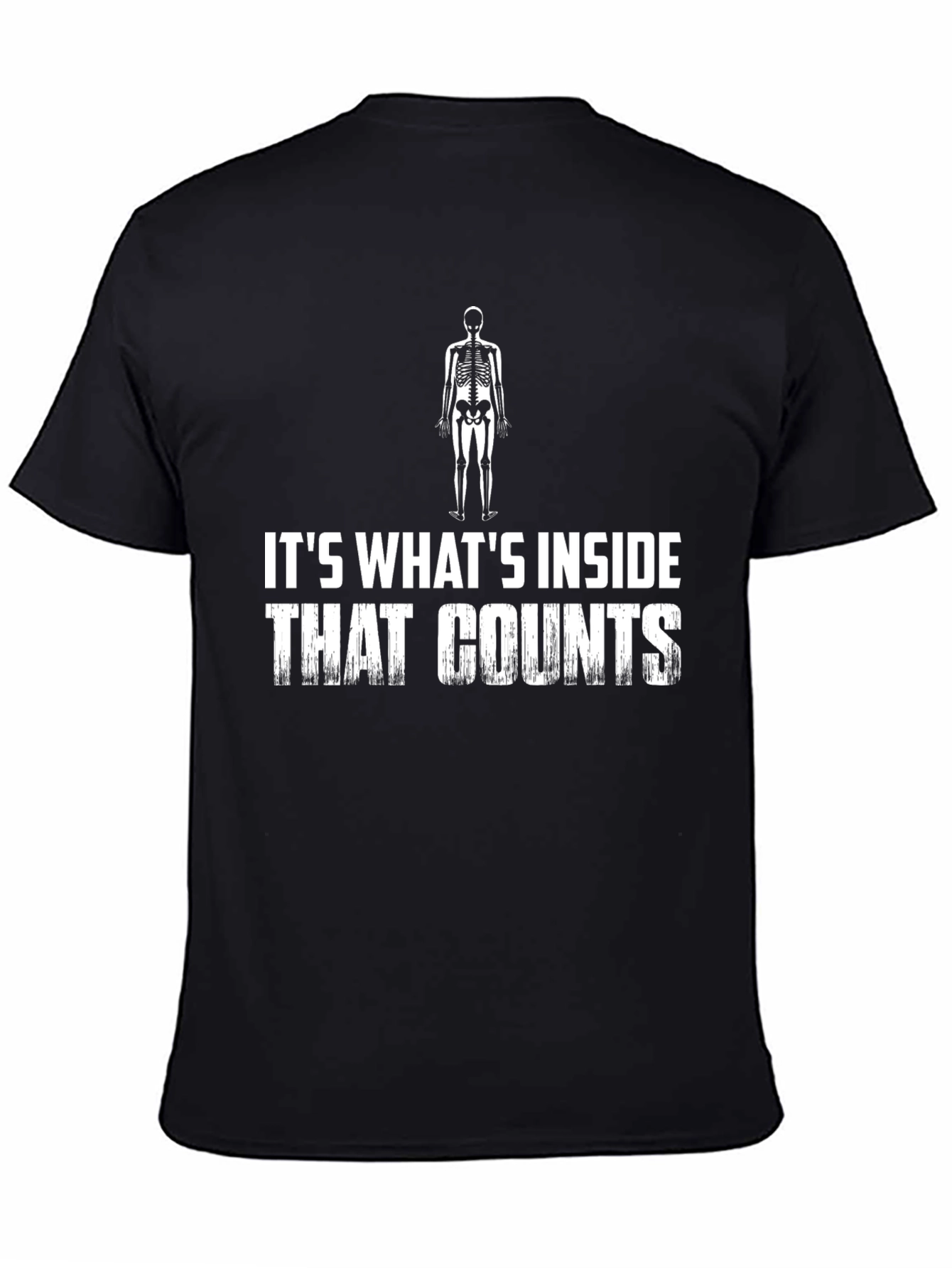 Funny Skeleton Inside Counts T-Shirt