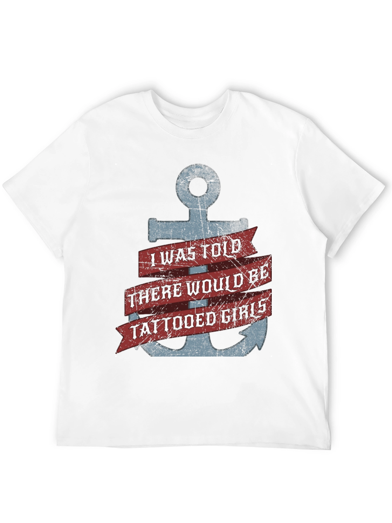 Tattooed Girls Anchor T-Shirt - Funny Graphic Tee