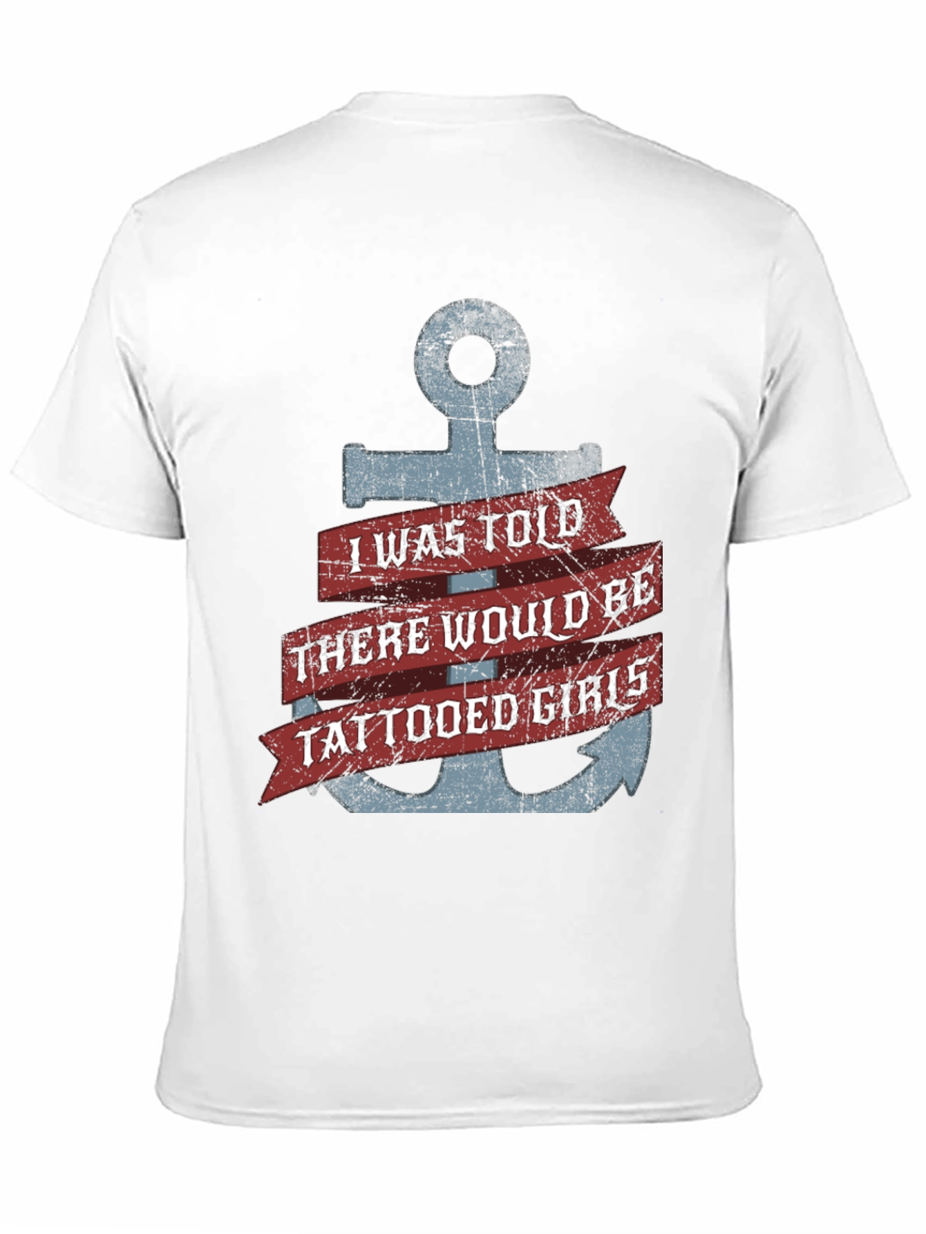 Tattooed Girls Anchor T-Shirt - Funny Graphic Tee