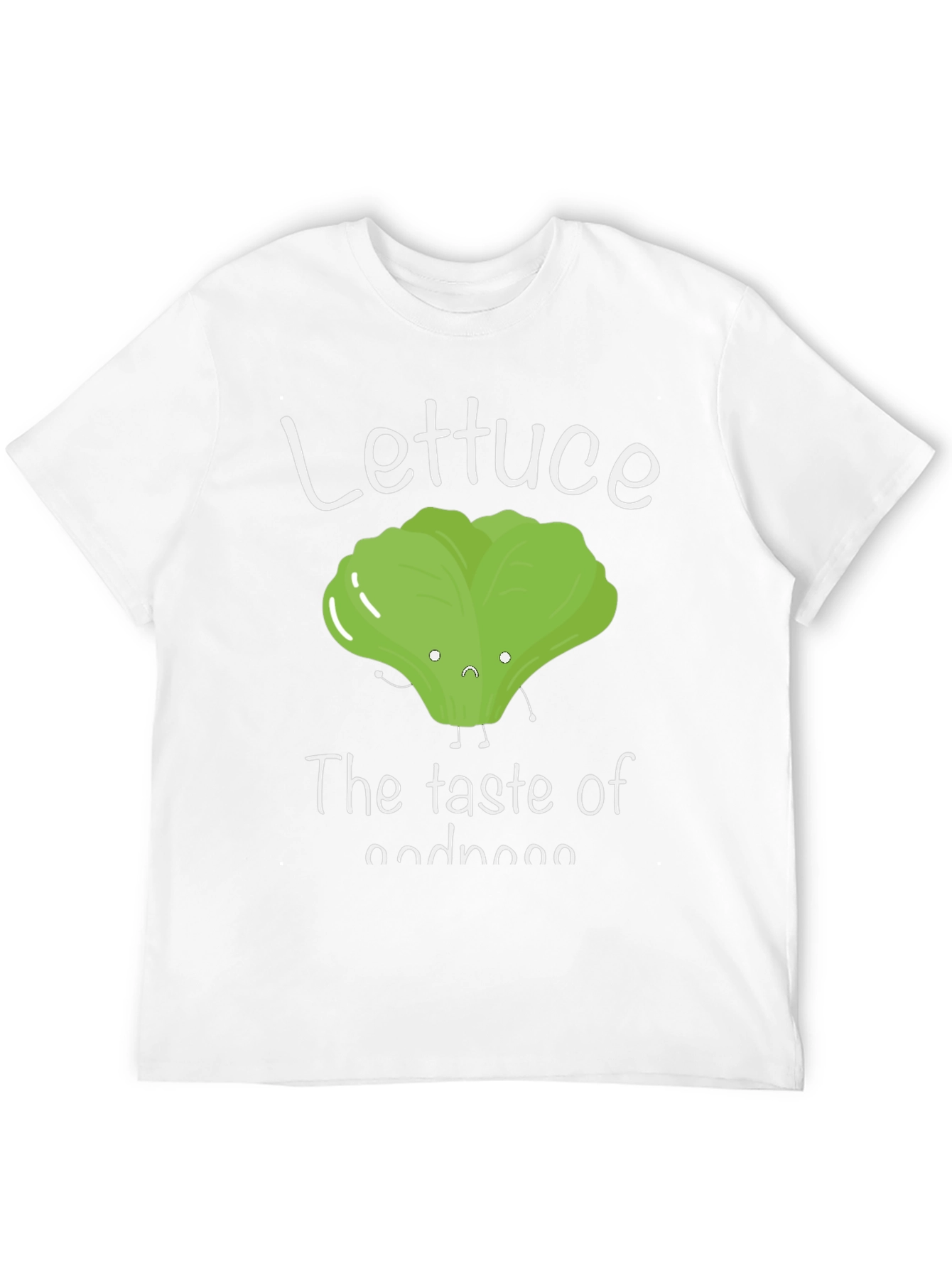 Lettuce The Taste of Goodness Funny Graphic Tee
