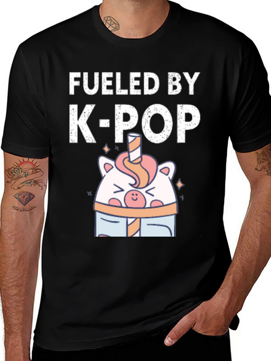 Fueled by K-Pop T-Shirt - Cute Kawaii Style