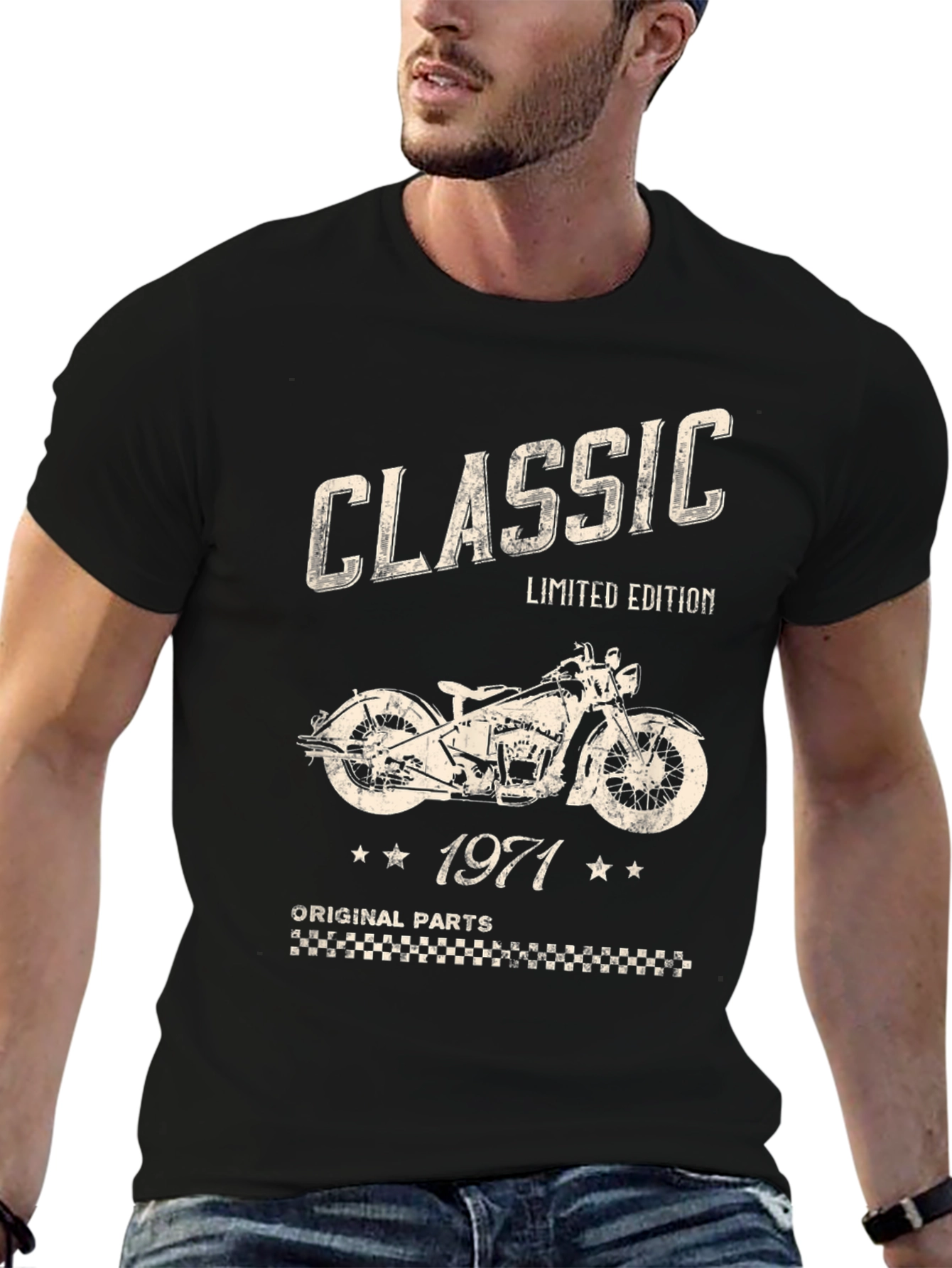 Classic 1971 Motorcycle T-Shirt - Limited Edition