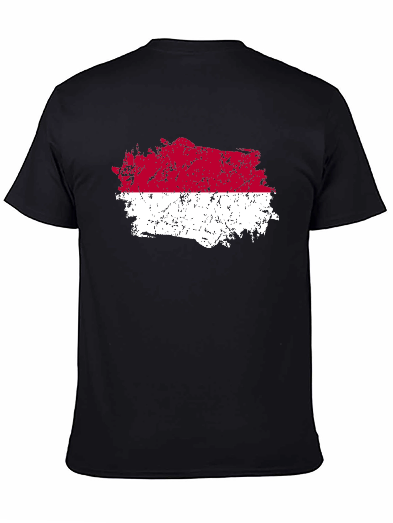 Indonesia Flag T-Shirt - Distressed Graphic Tee