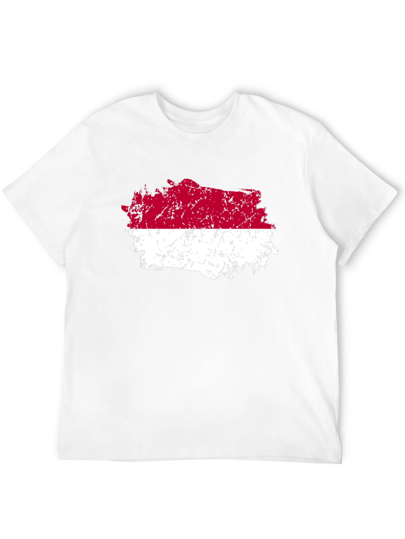 Indonesia Flag T-Shirt - Distressed Graphic Tee