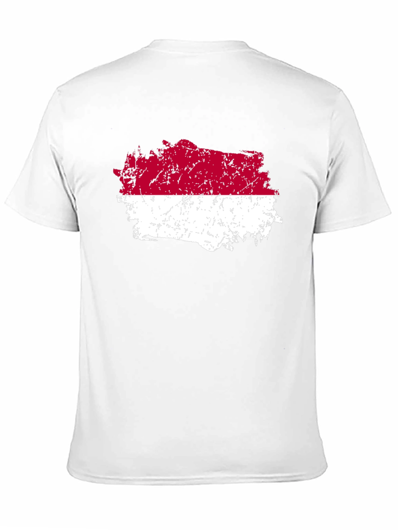 Indonesia Flag T-Shirt - Distressed Graphic Tee