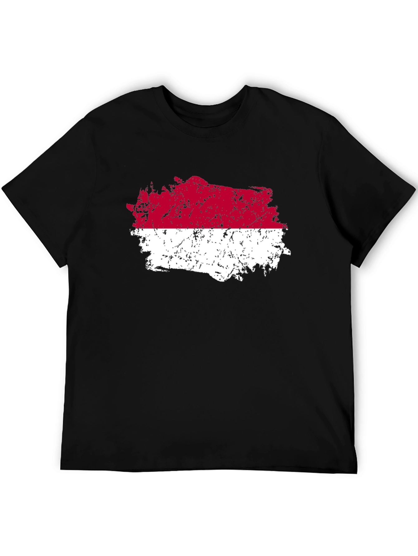 Indonesia Flag T-Shirt - Distressed Graphic Tee