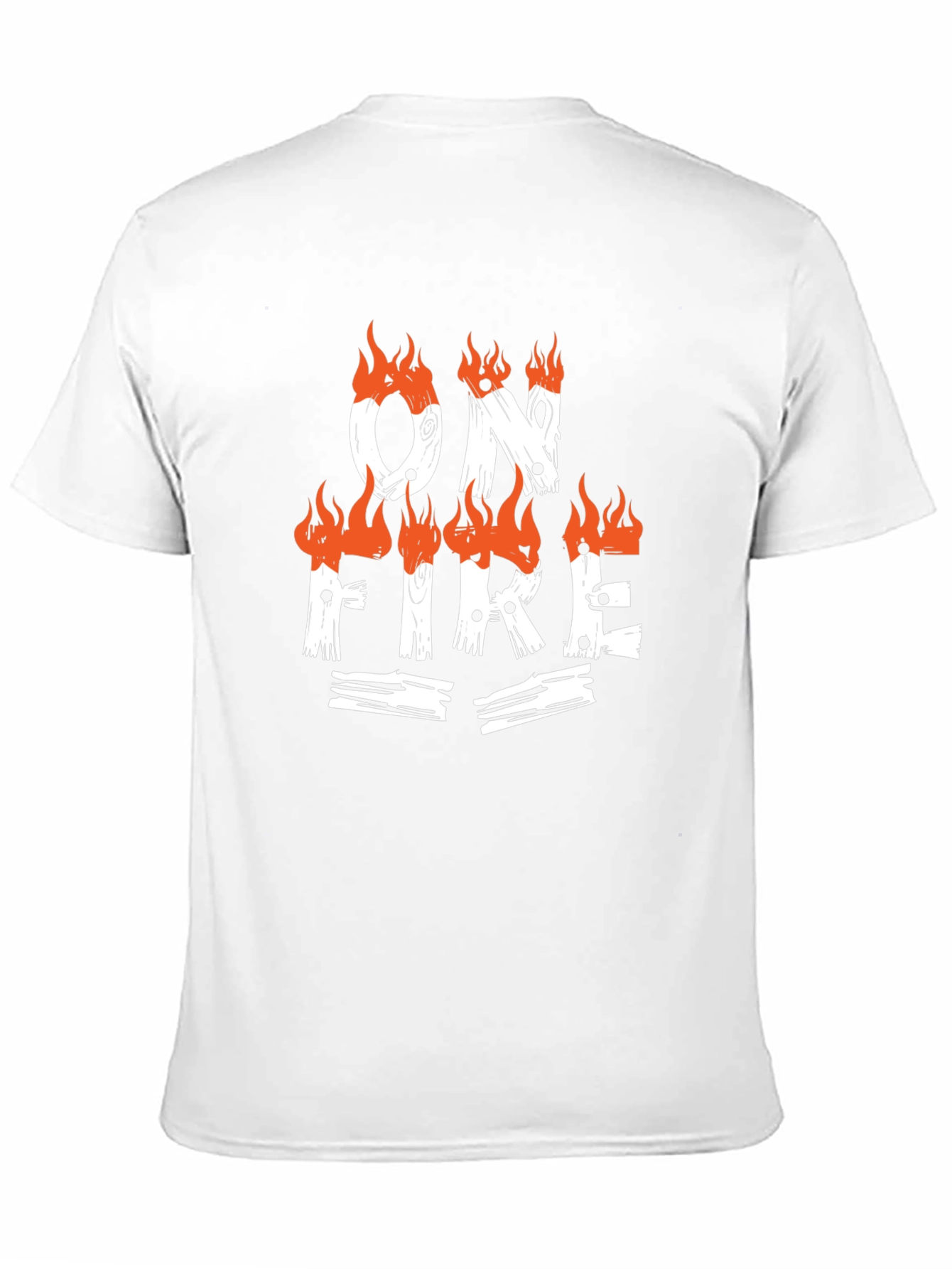 On Fire Graphic Tee - Black T-Shirt