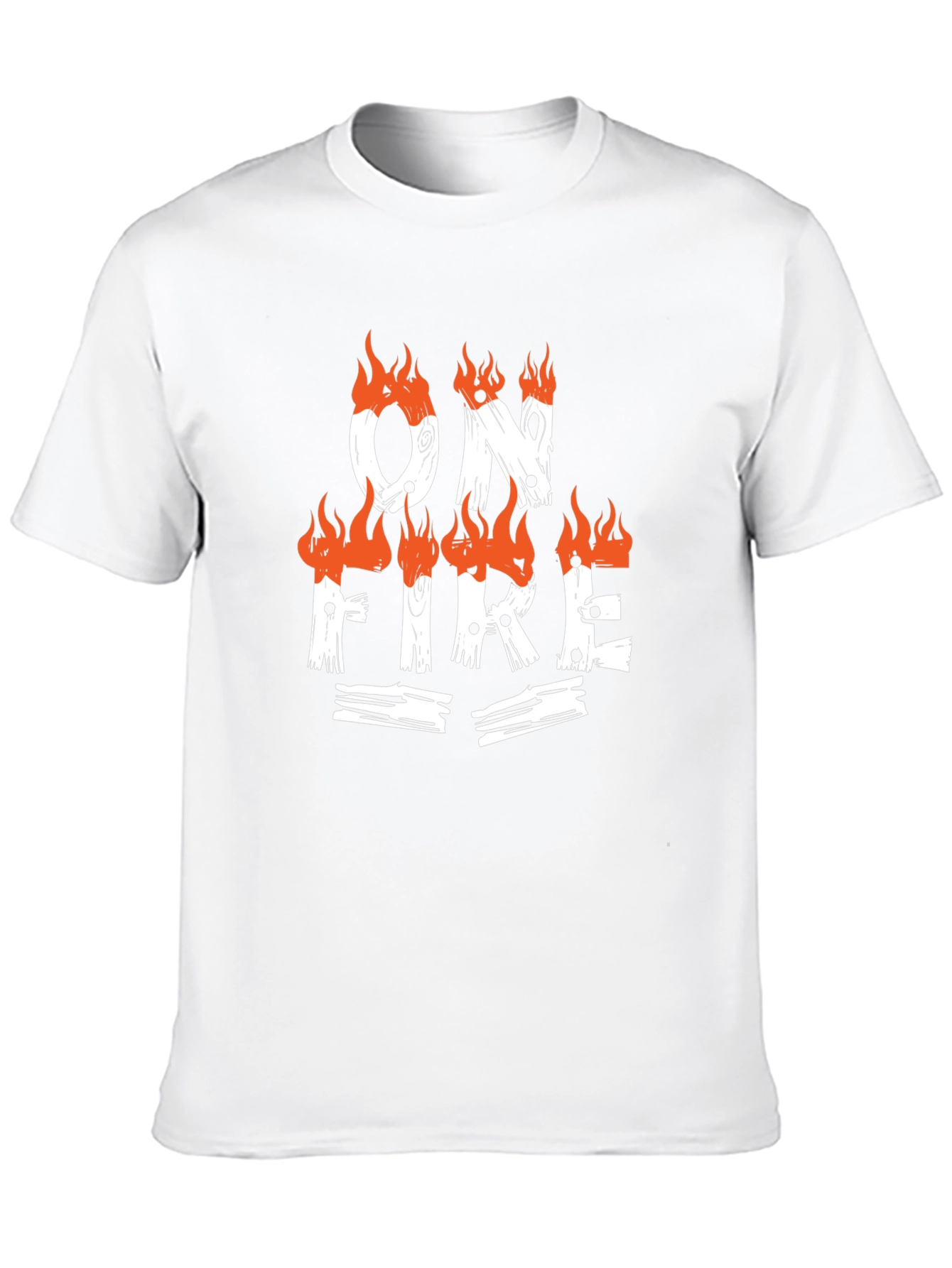 On Fire Graphic Tee - Black T-Shirt