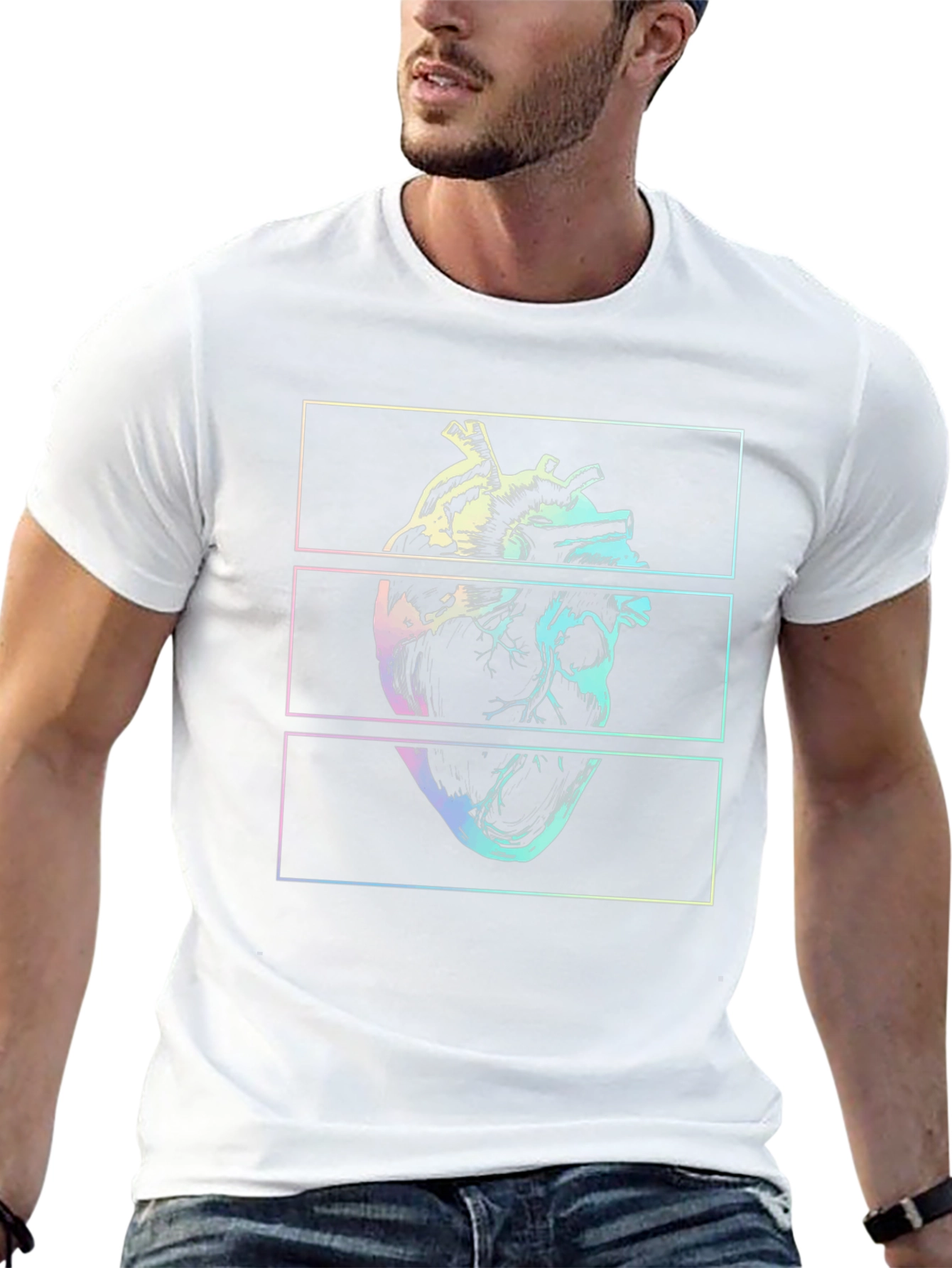 Anatomical Heart Graphic Tee - Urban Style