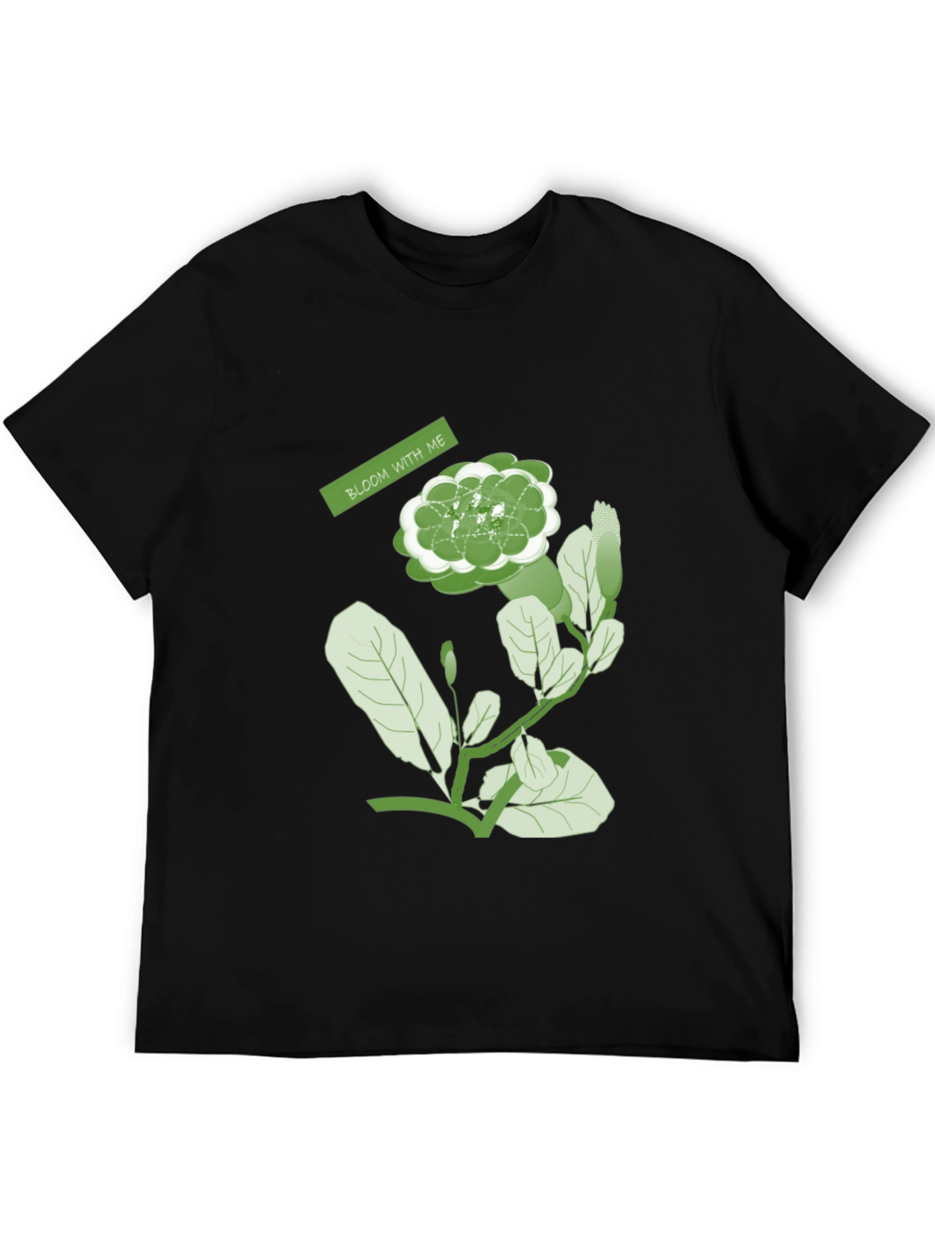 Bloom With Me Graphic Tee - Nature Inspired Design