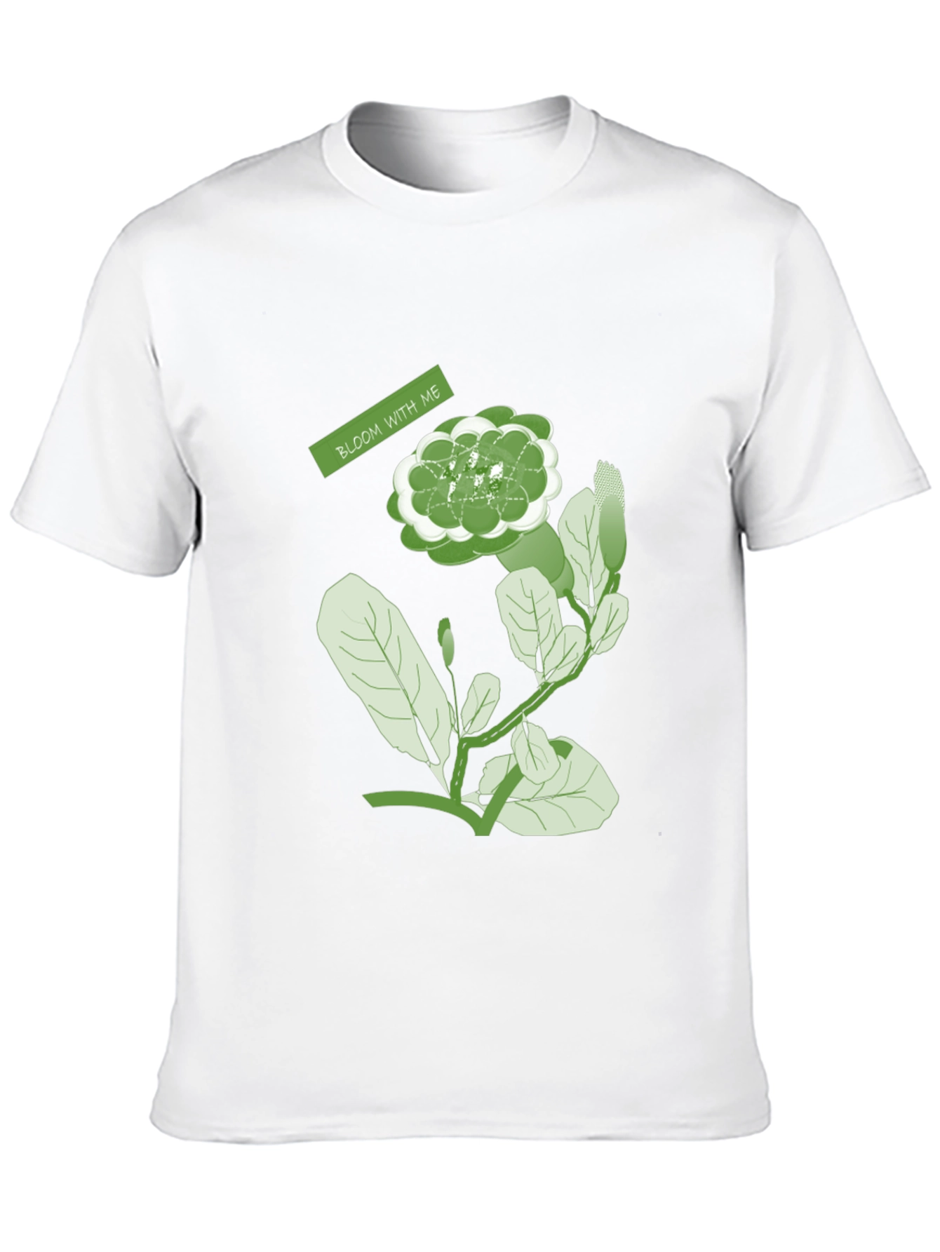 Bloom With Me Graphic Tee - Nature Inspired Design