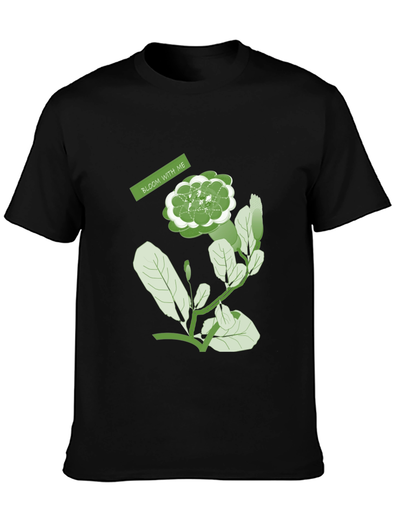 Bloom With Me Graphic Tee - Nature Inspired Design
