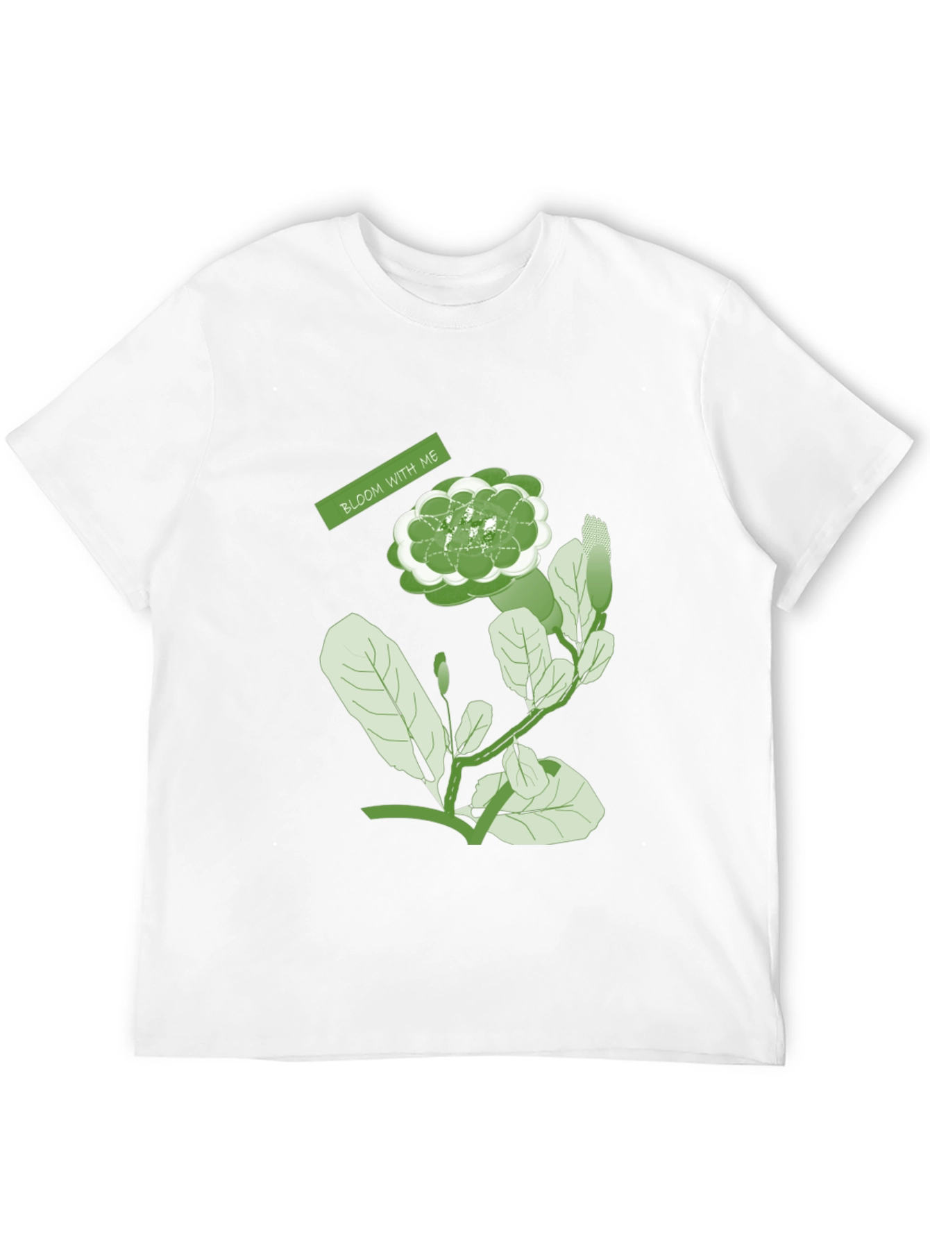 Bloom With Me Graphic Tee - Nature Inspired Design