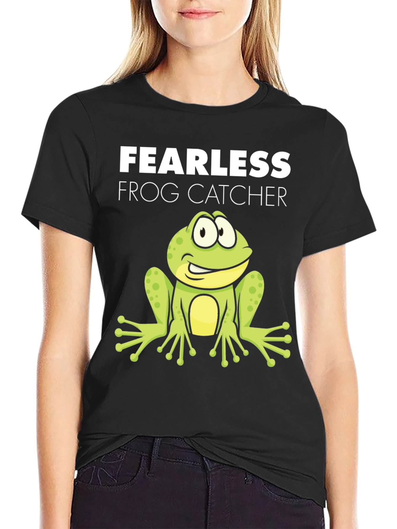 Fearless Frog Catcher Graphic T-Shirt