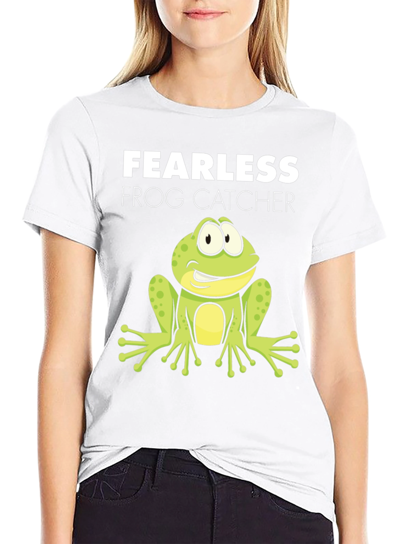 Fearless Frog Catcher Graphic T-Shirt