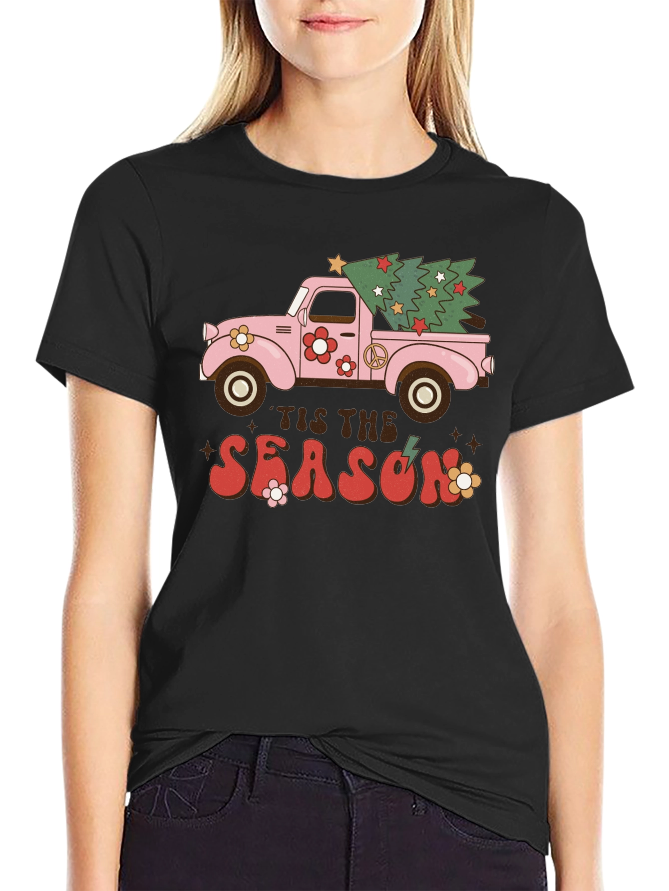 Retro Christmas Truck T-Shirt