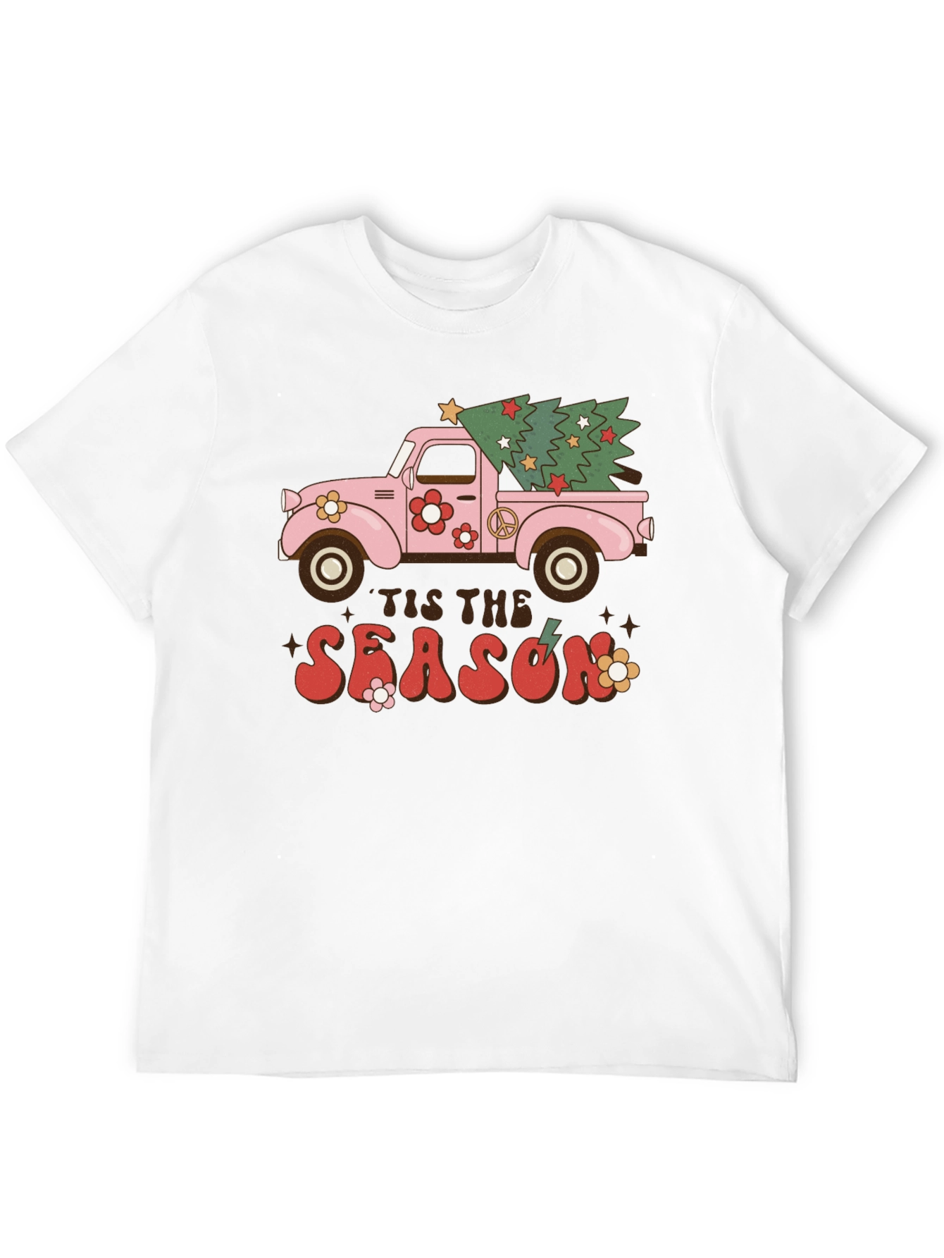 Retro Christmas Truck T-Shirt