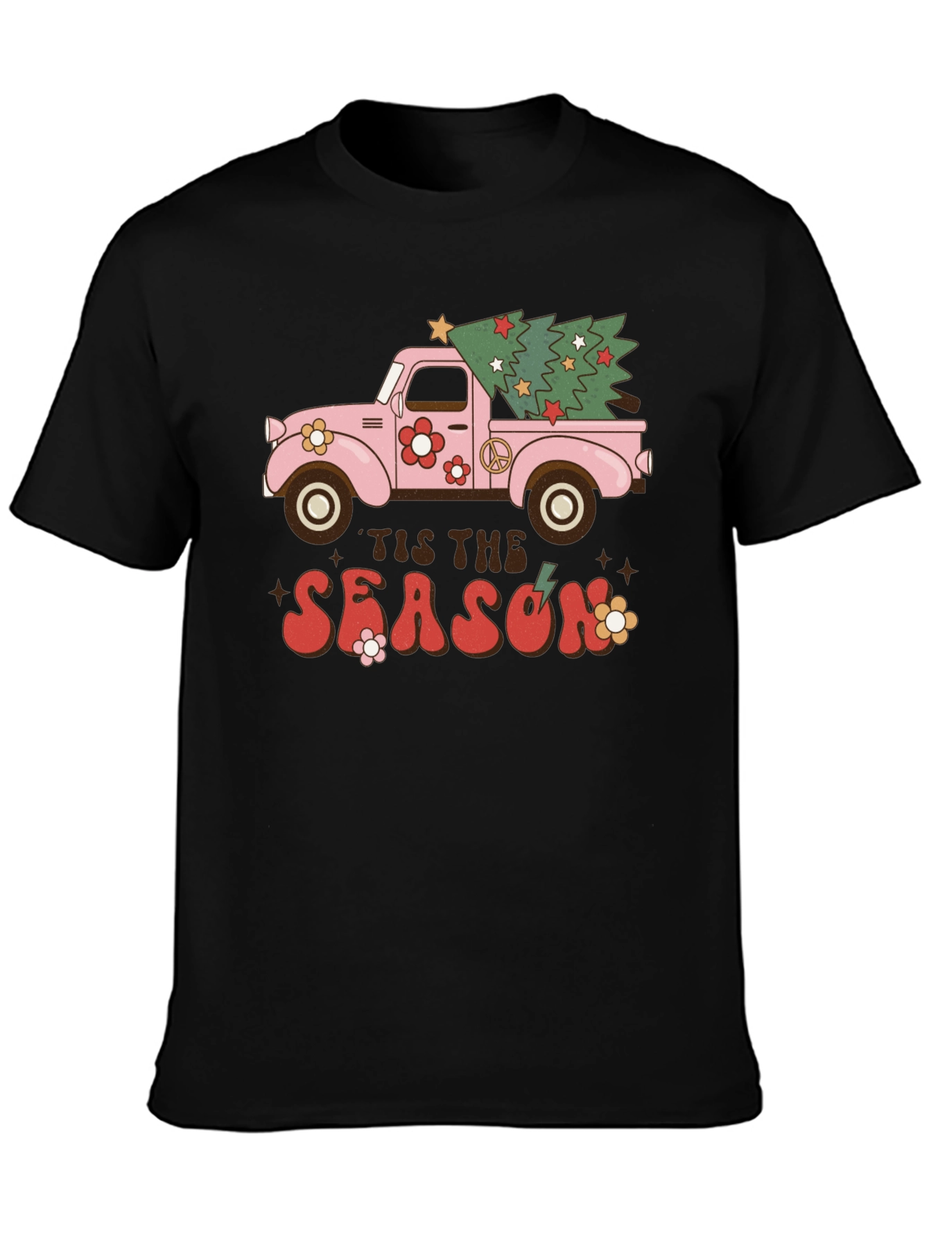 Retro Christmas Truck T-Shirt