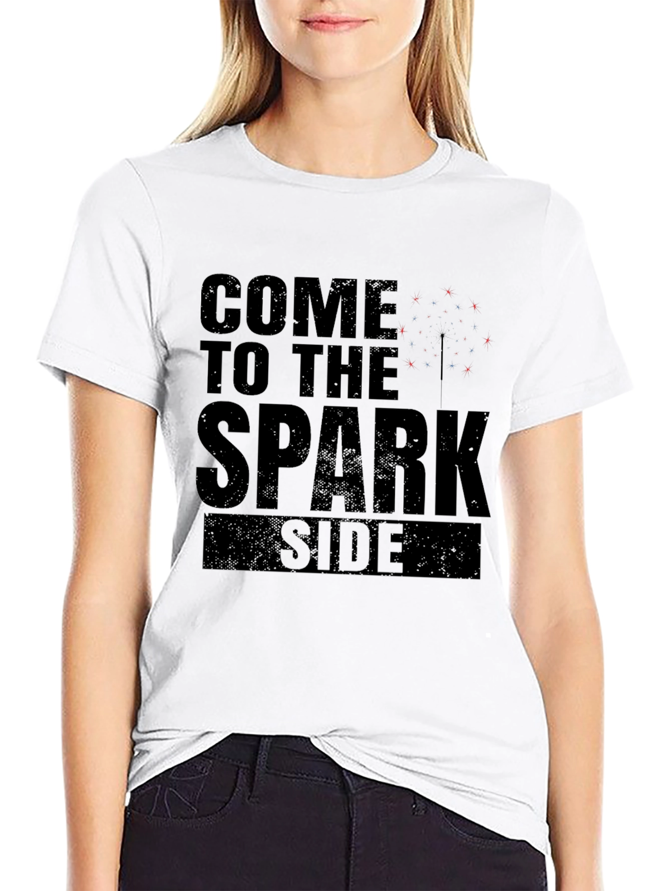 Come to the Spark Side Graphic Tee - Black