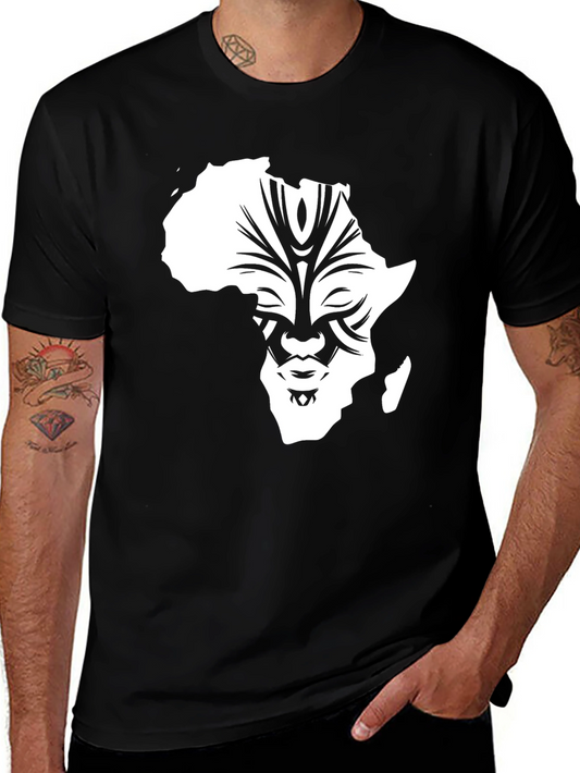 Tribal Africa T-Shirt - Black Graphic Tee