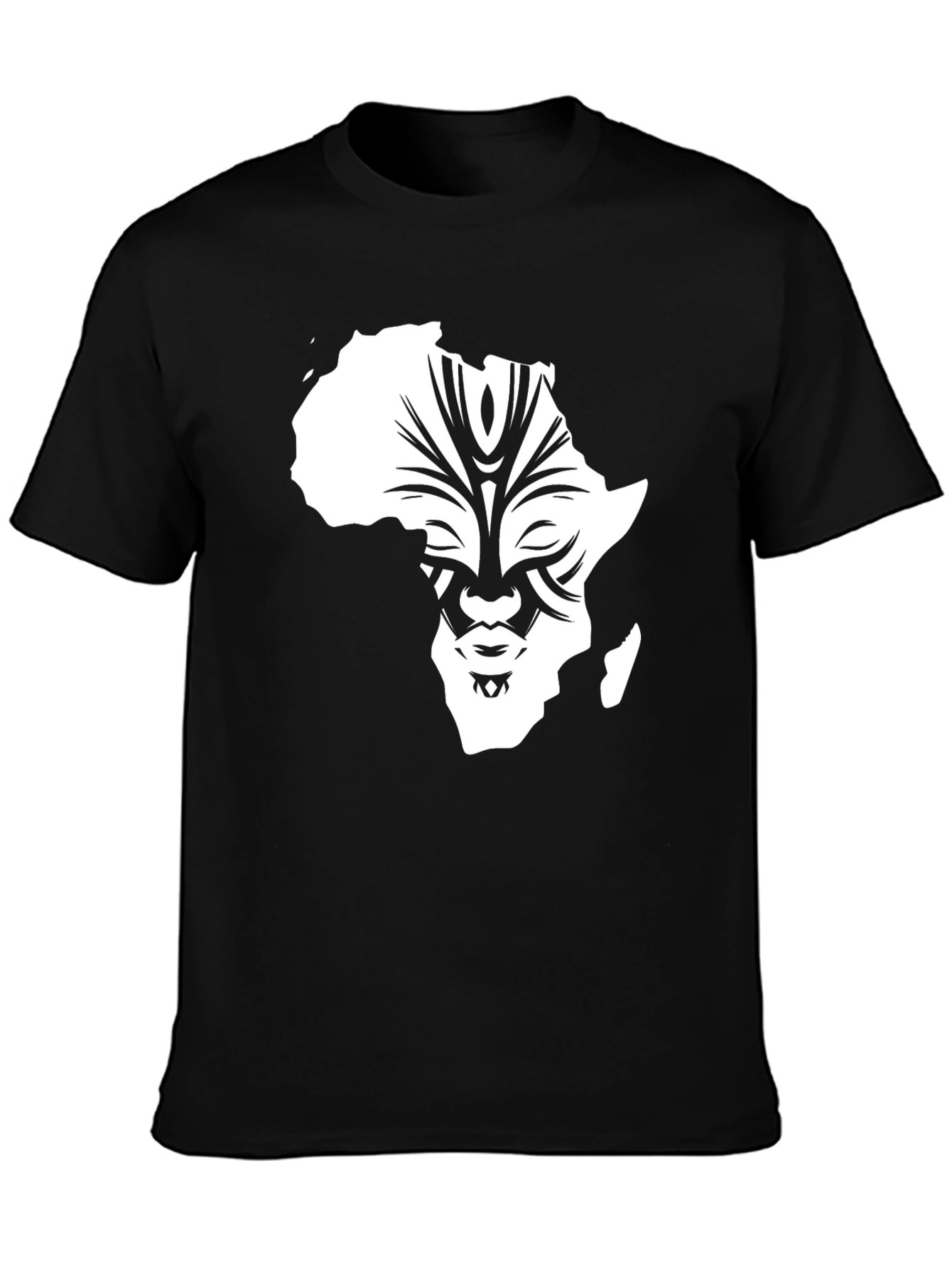 Tribal Africa T-Shirt - Black Graphic Tee