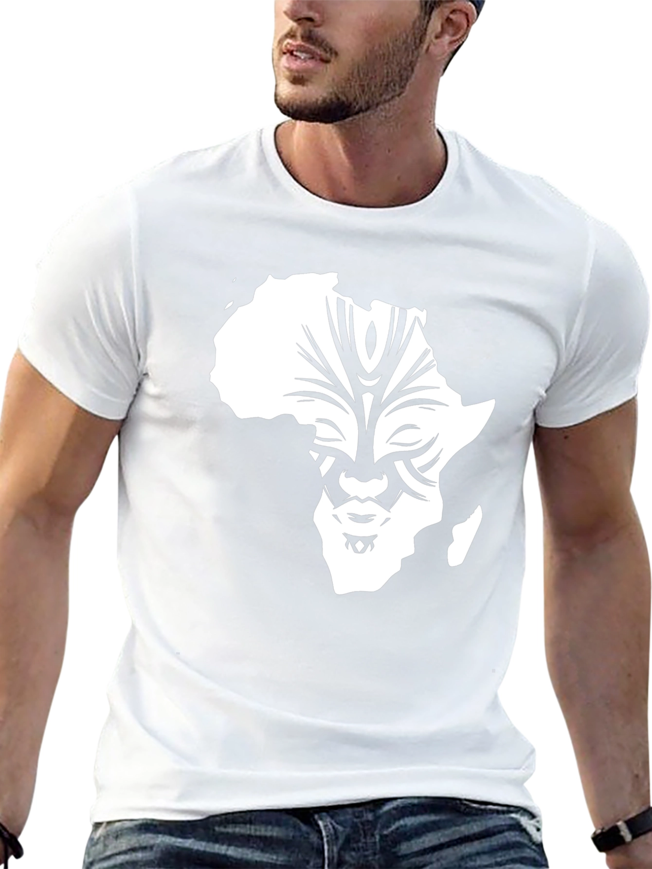 Tribal Africa T-Shirt - Black Graphic Tee