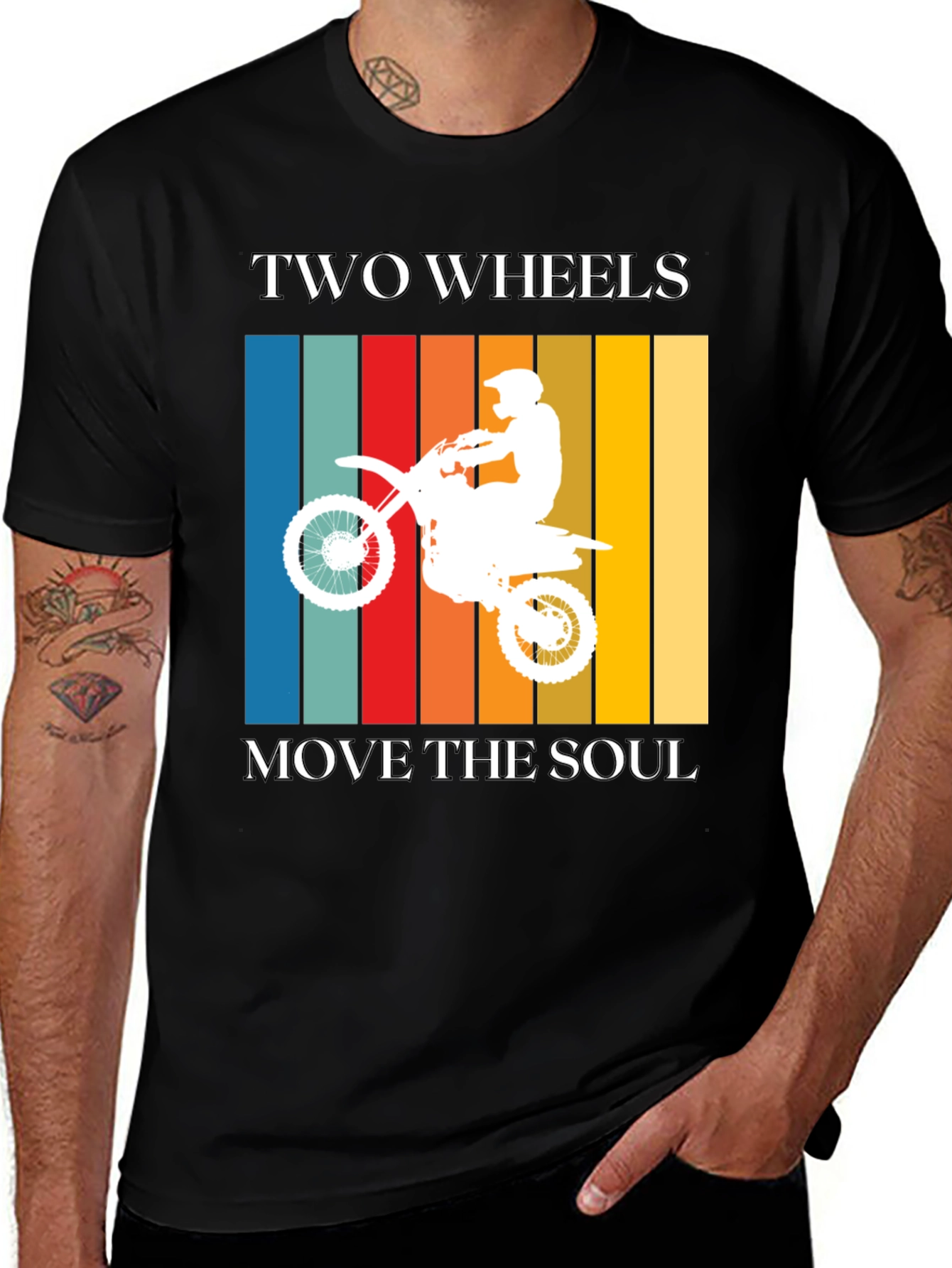 Two Wheels Move the Soul Graphic Tee