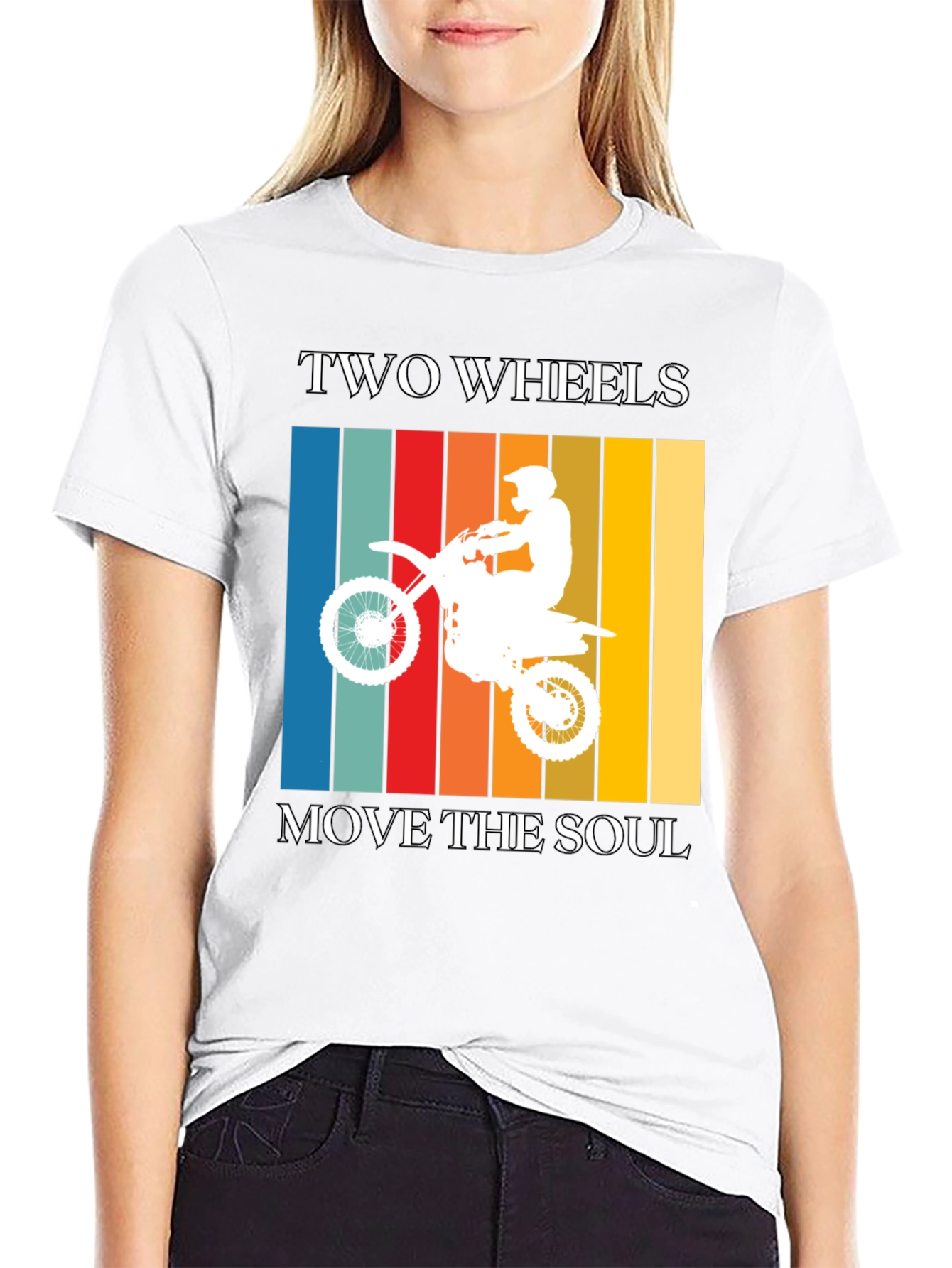 Two Wheels Move the Soul Graphic Tee