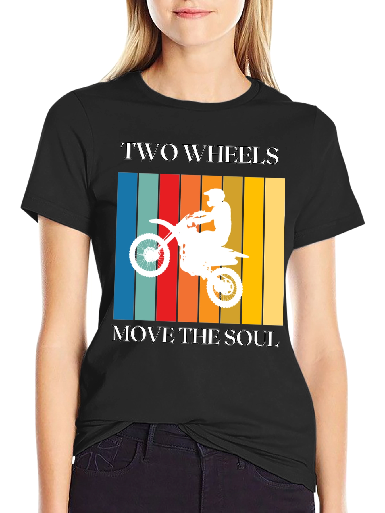 Two Wheels Move the Soul Graphic Tee