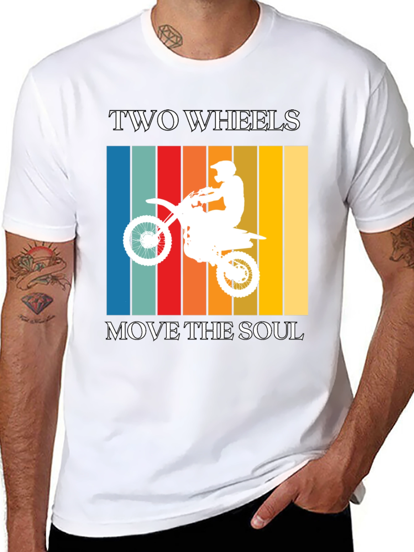 Two Wheels Move the Soul Graphic Tee
