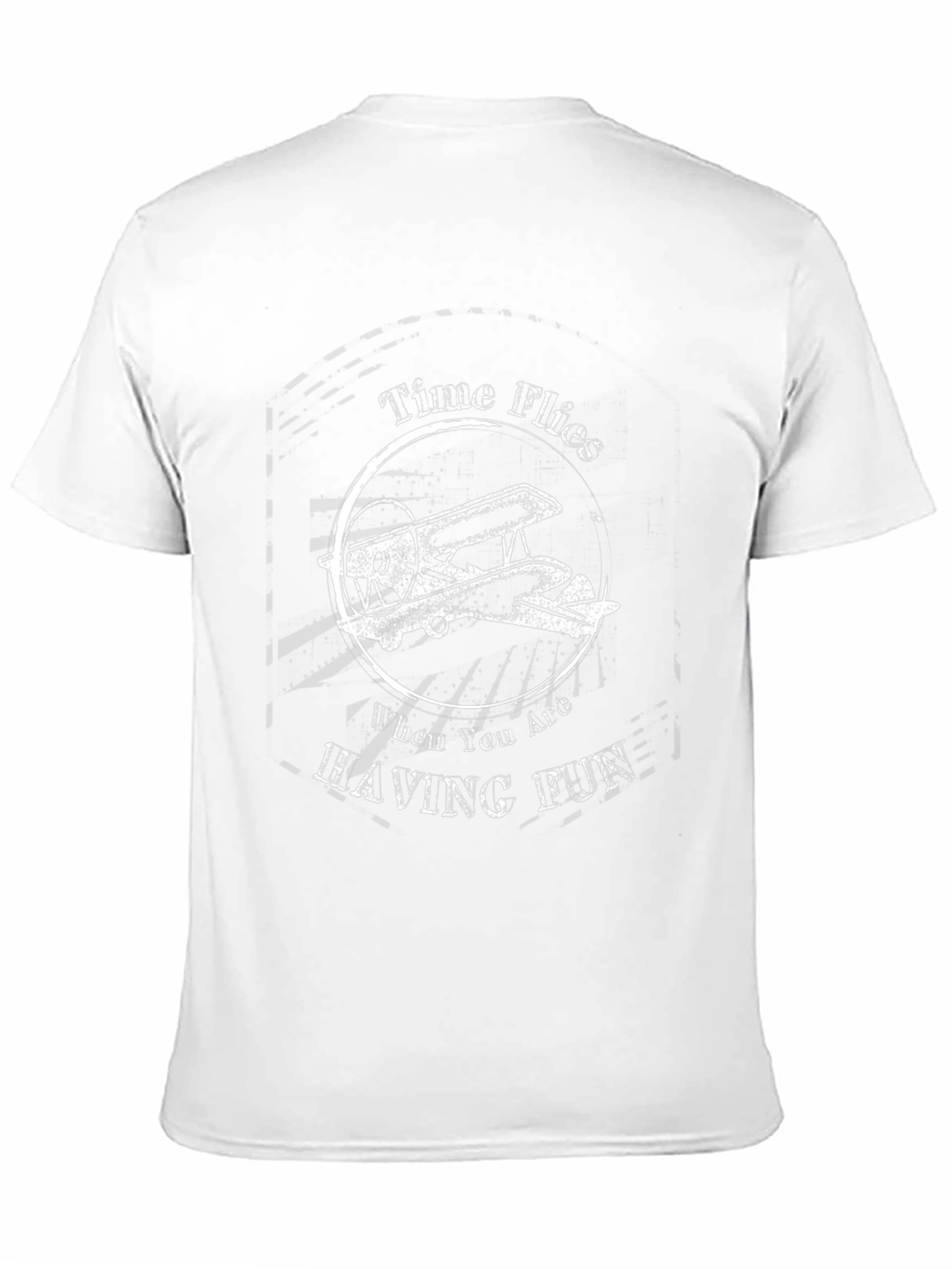 Time Flies T-Shirt - Airplane Graphic Tee