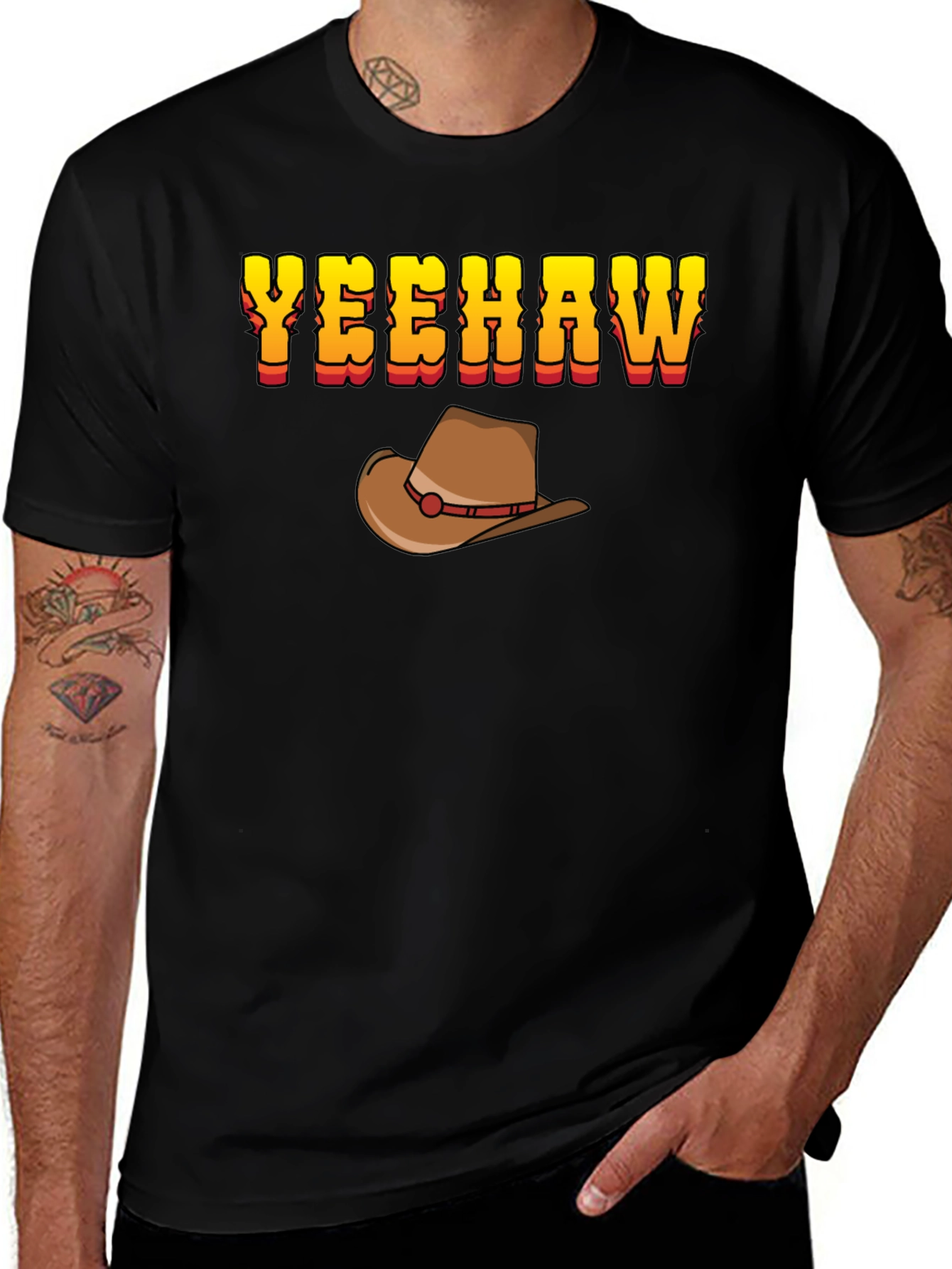 Yeehaw Cowboy Hat T-Shirt