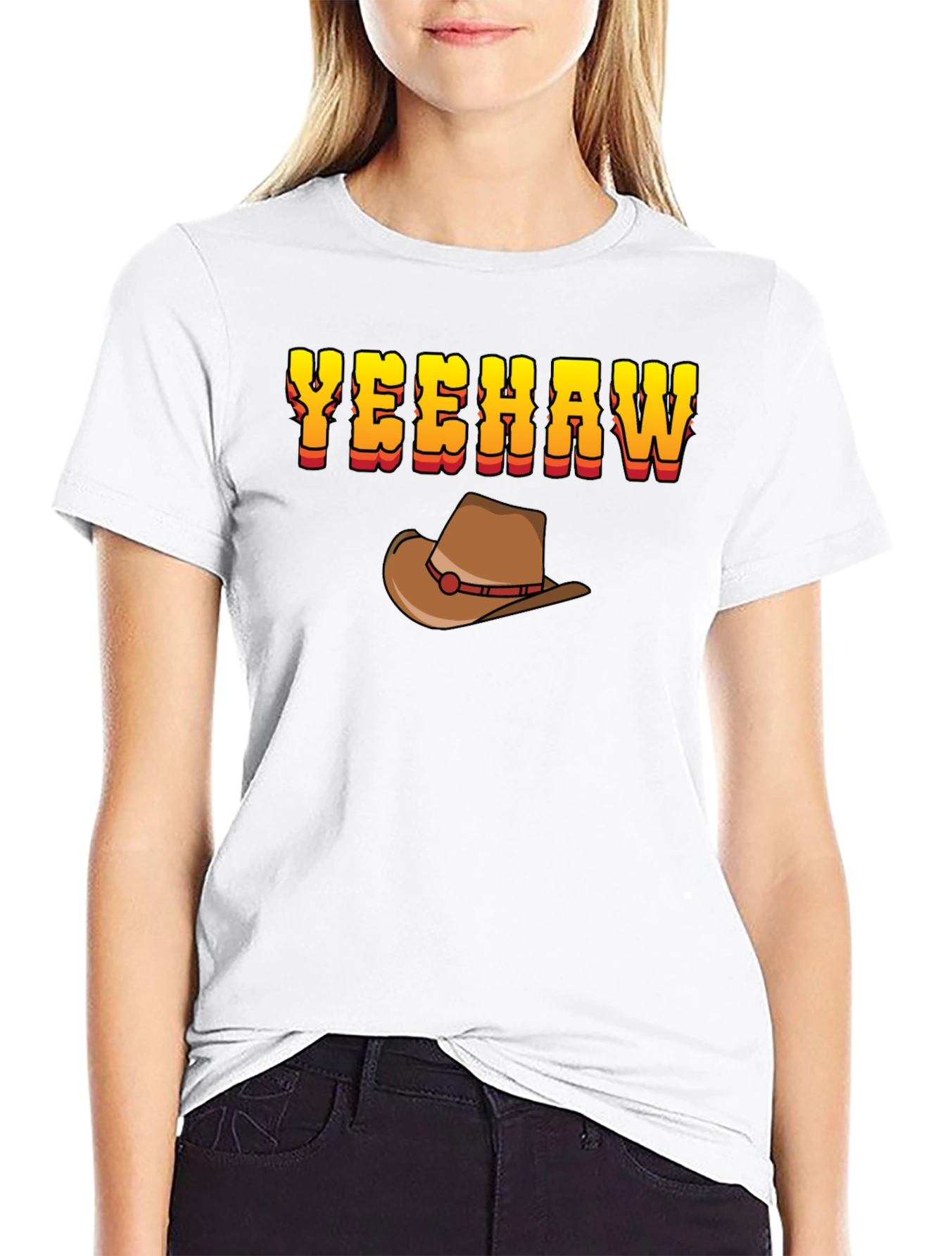 Yeehaw Cowboy Hat T-Shirt