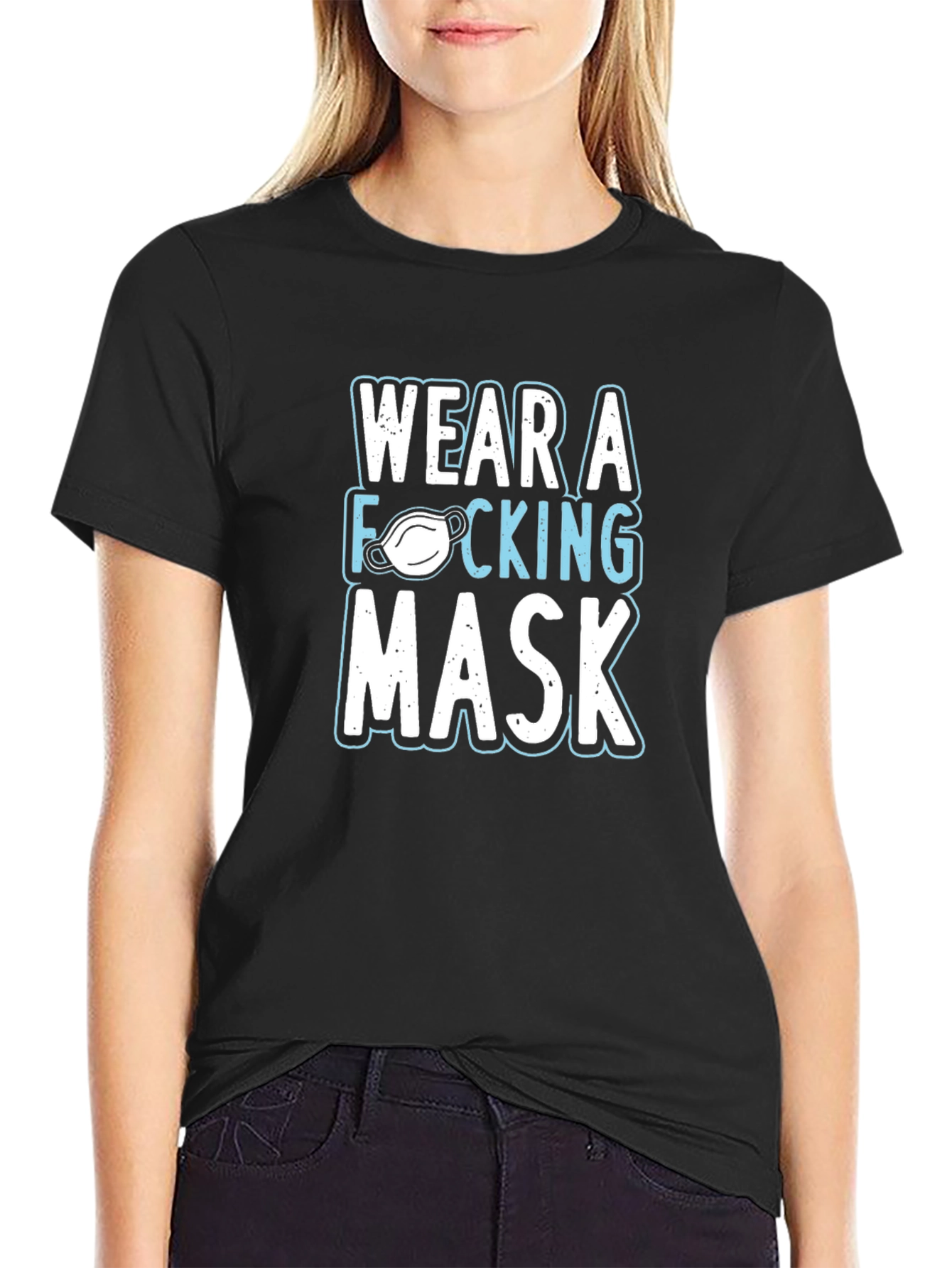 Wear A F***ing Mask Graphic Tee