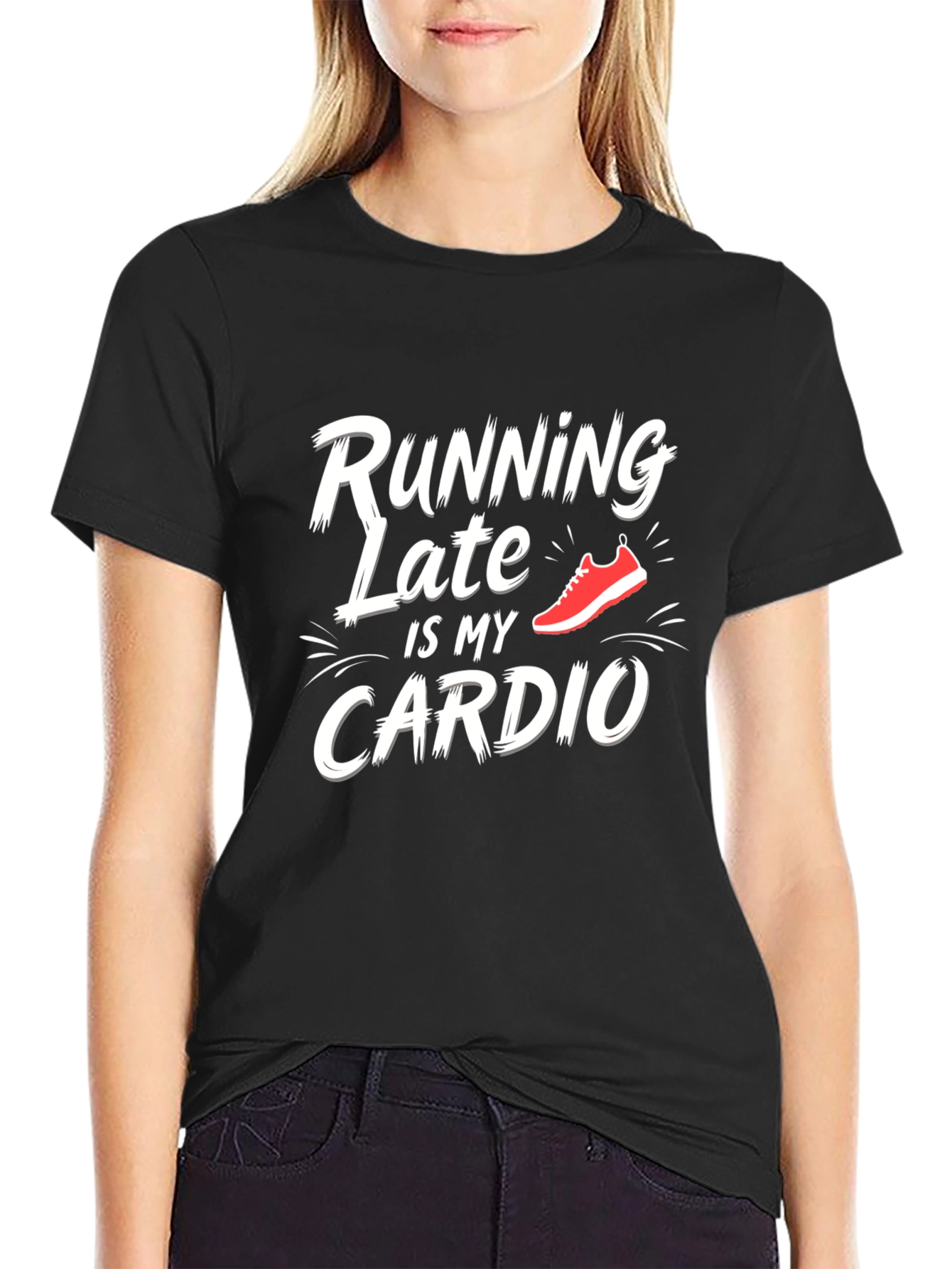 Running Late Cardio Graphic T-Shirt