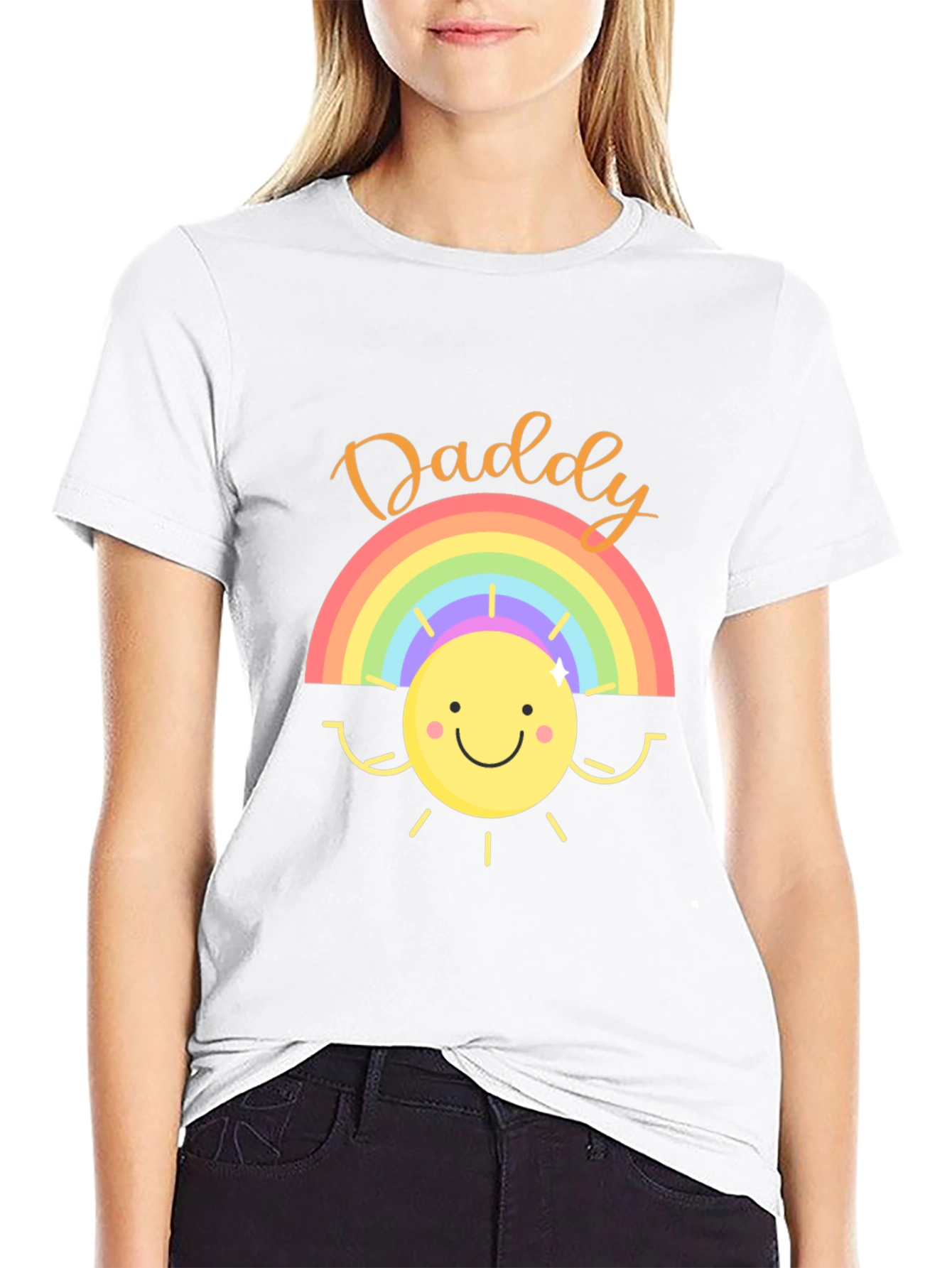 Daddy Rainbow Sun T-Shirt