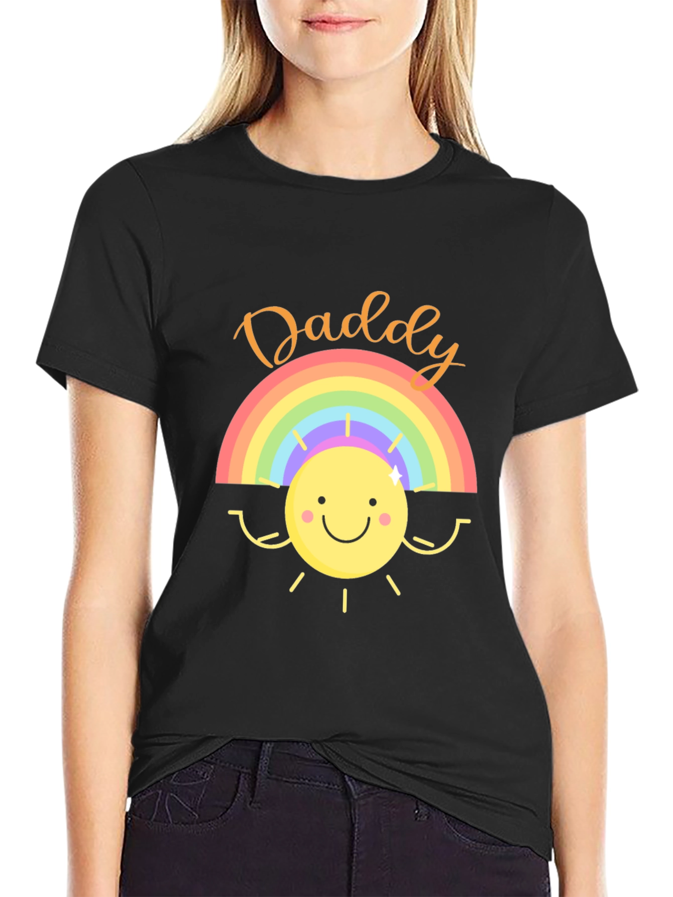 Daddy Rainbow Sun T-Shirt