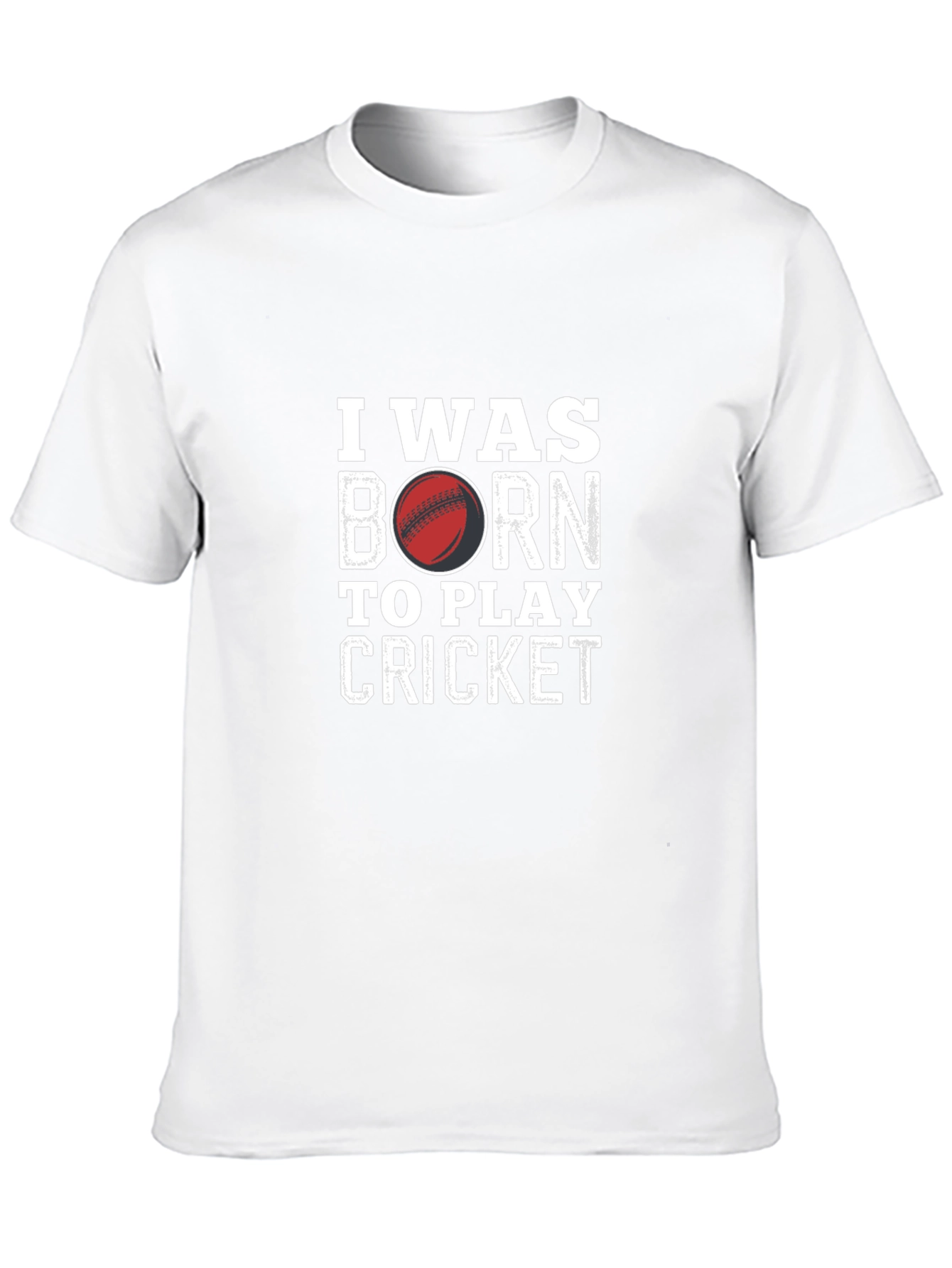 I Was Born to Play Cricket T-Shirt