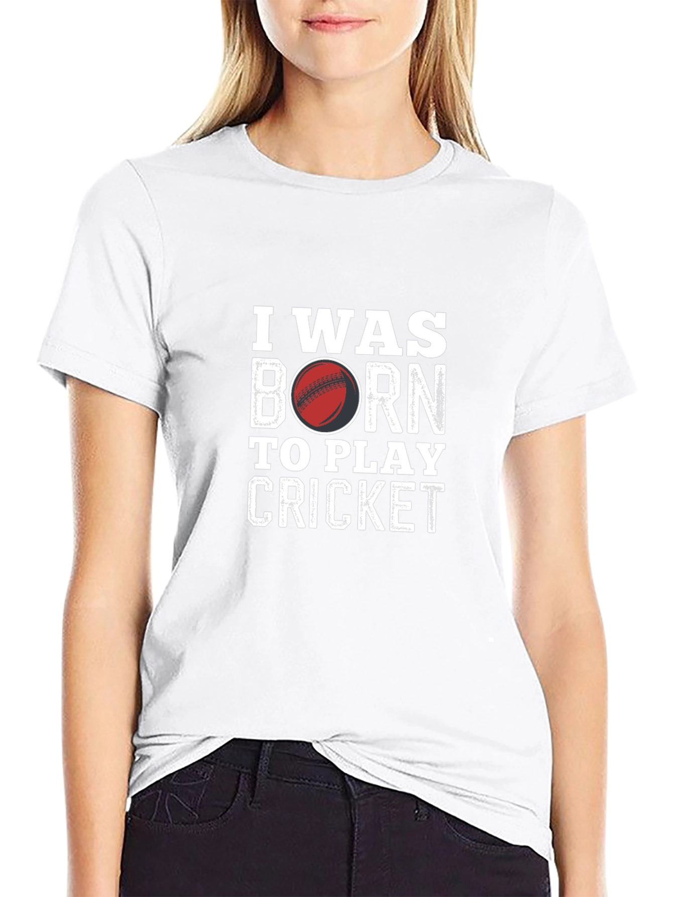 I Was Born to Play Cricket T-Shirt