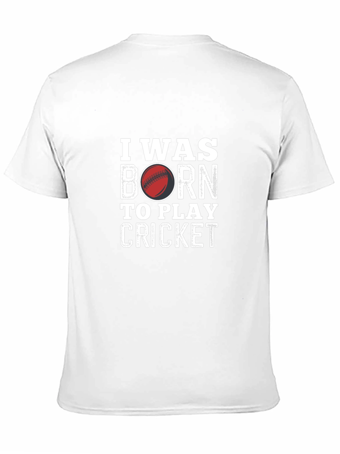 I Was Born to Play Cricket T-Shirt