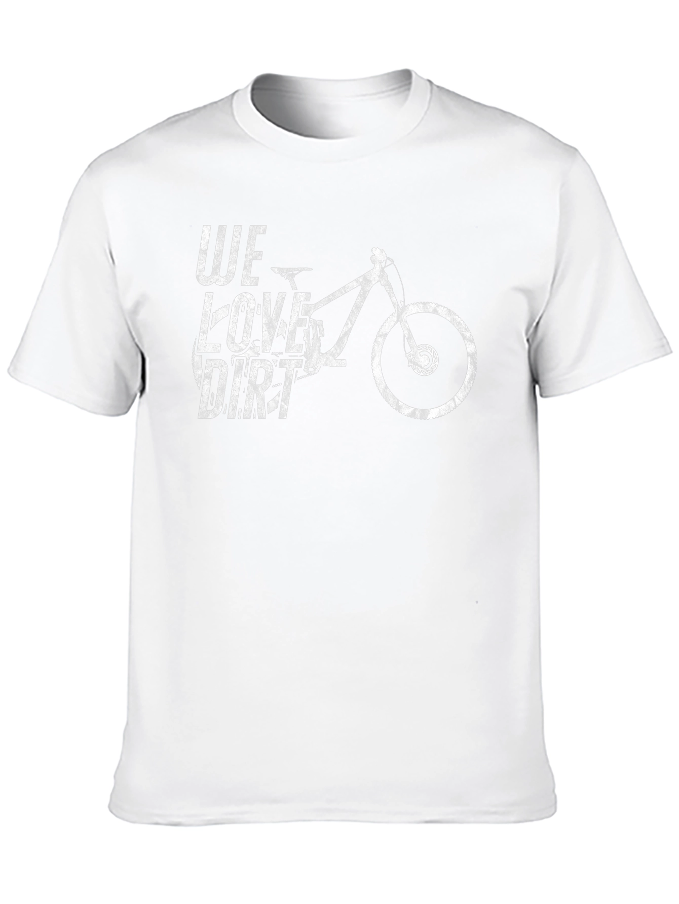 We Love Dirt Mountain Bike Graphic T-Shirt