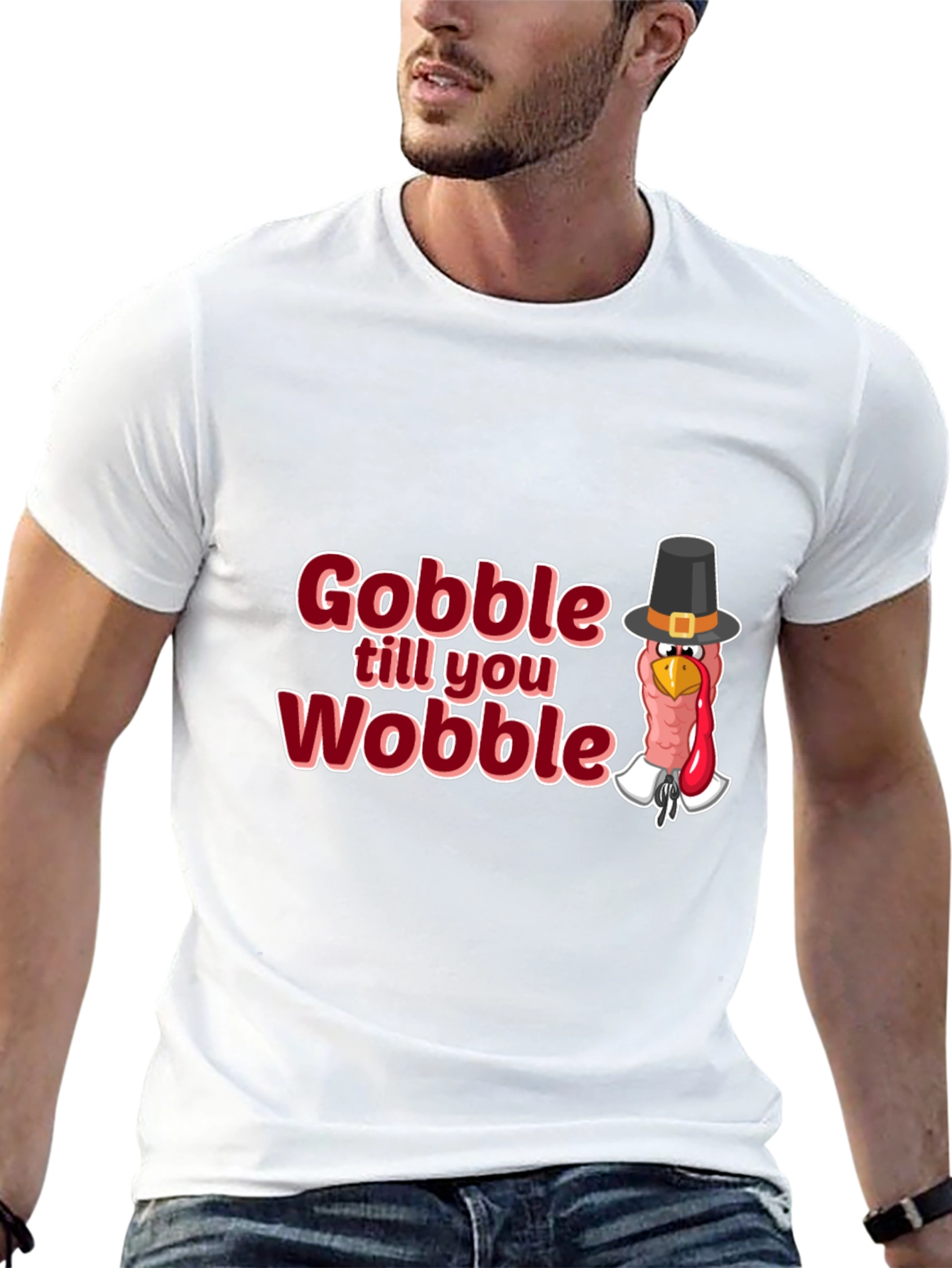 Gobble Till You Wobble Thanksgiving T-Shirt