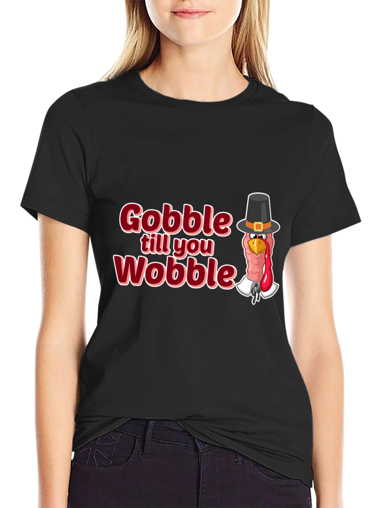 Gobble Till You Wobble Thanksgiving T-Shirt
