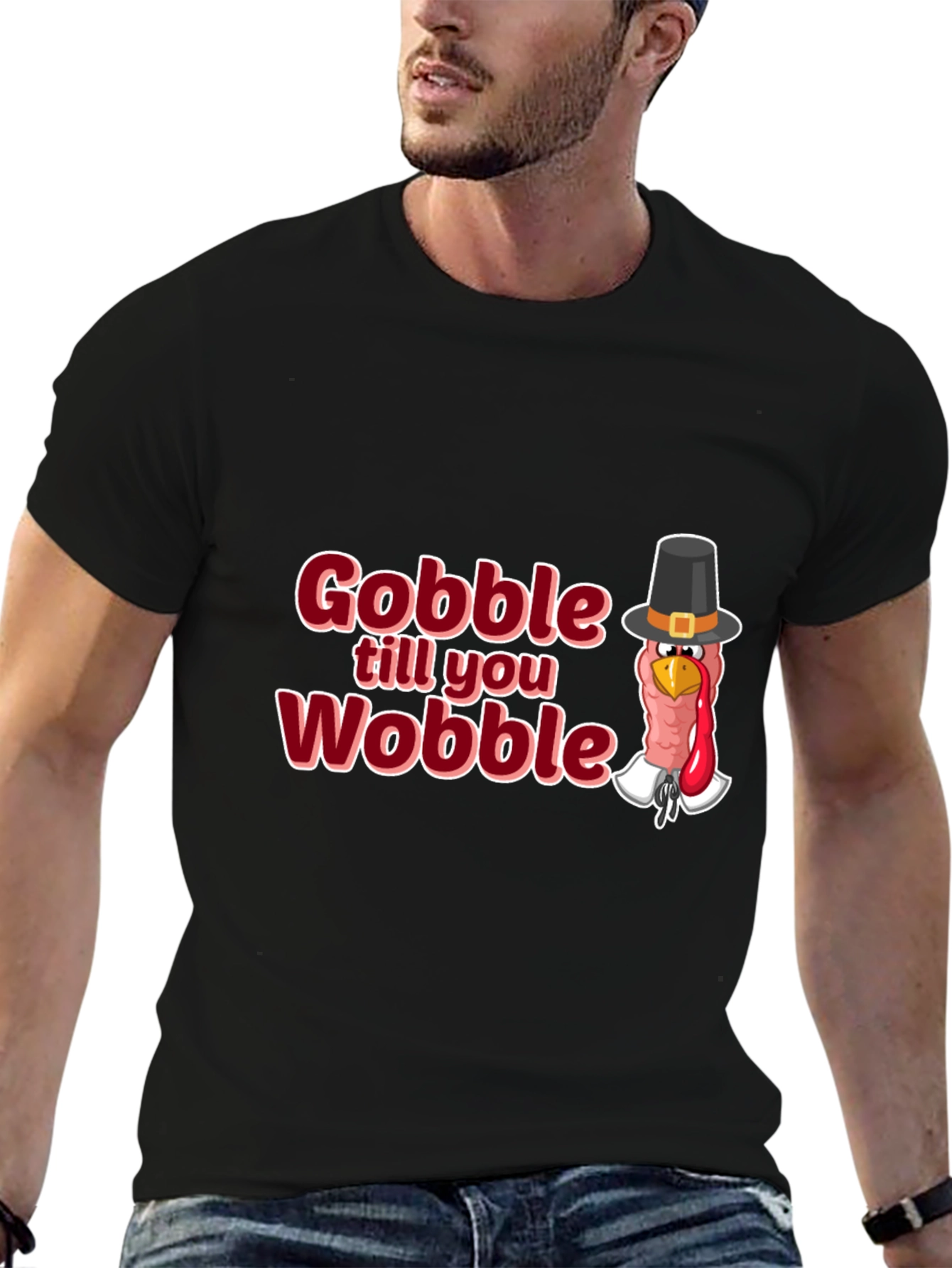 Gobble Till You Wobble Thanksgiving T-Shirt