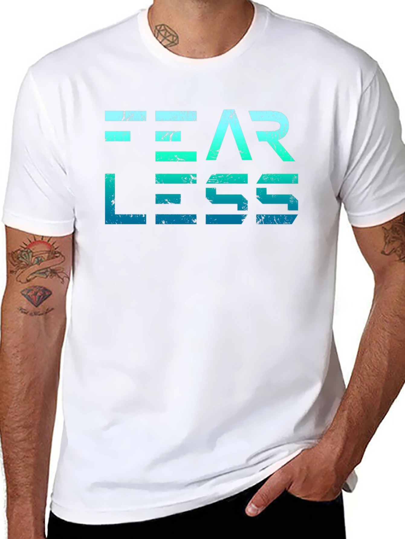 Fearless Graphic Tee - Mens Black T-Shirt