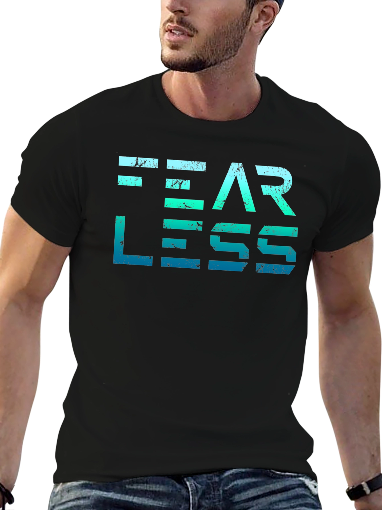 Fearless Graphic Tee - Mens Black T-Shirt