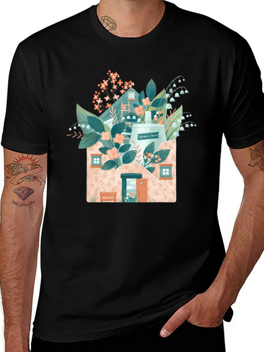 Spring Envelope T-Shirt - Nature-Inspired Design