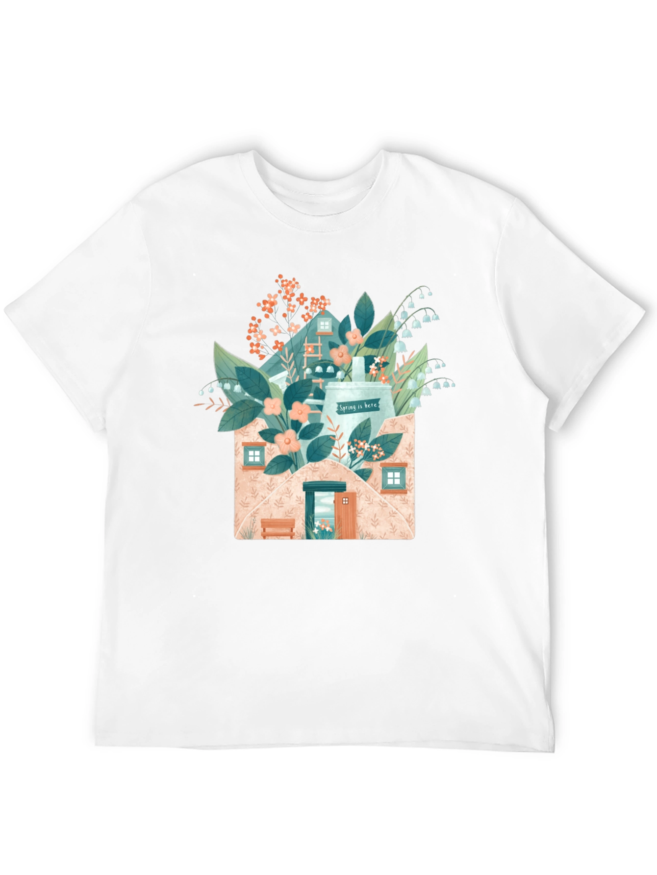 Spring Envelope T-Shirt - Nature-Inspired Design