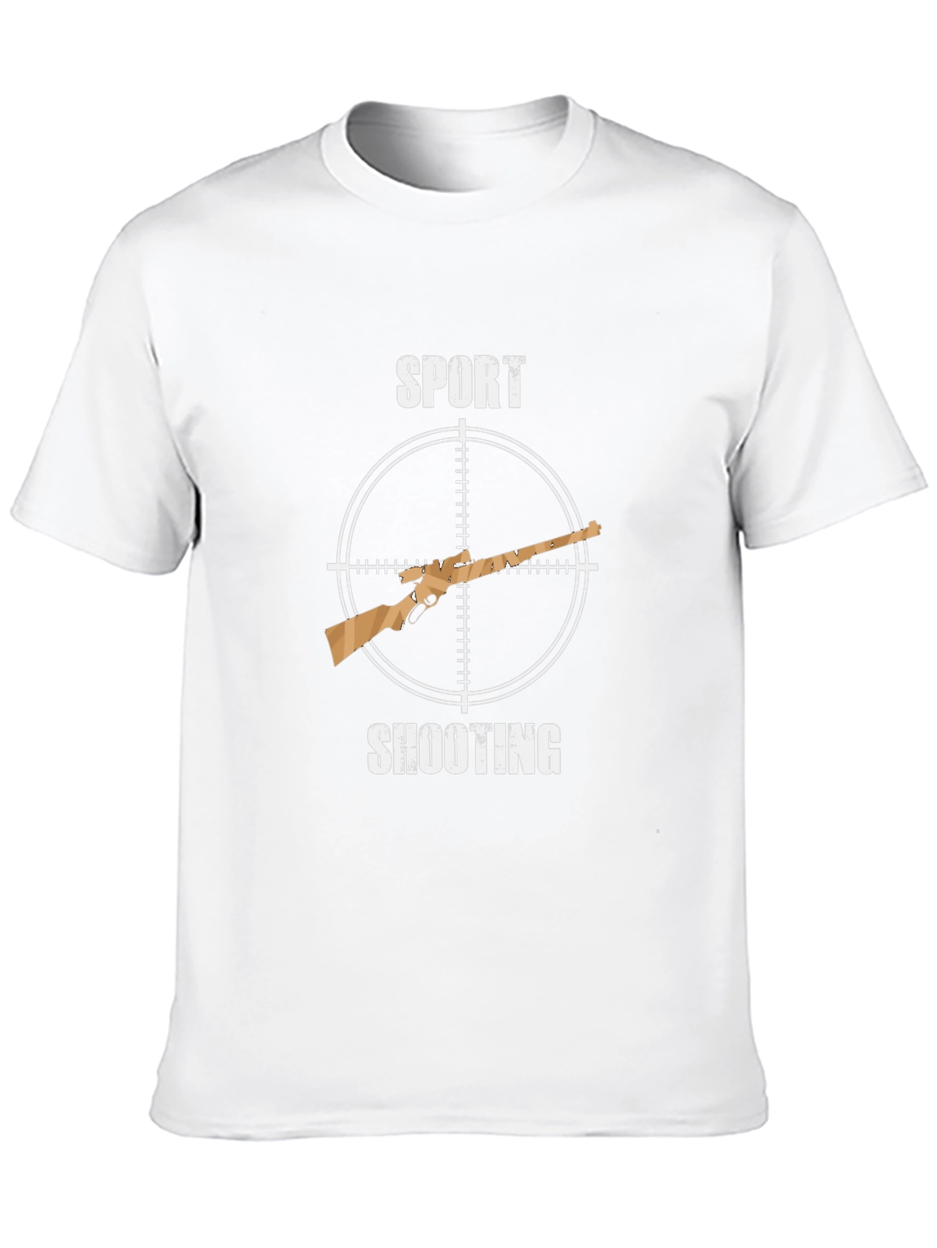 Sport Shooting T-Shirt - Hunting Rifle Design